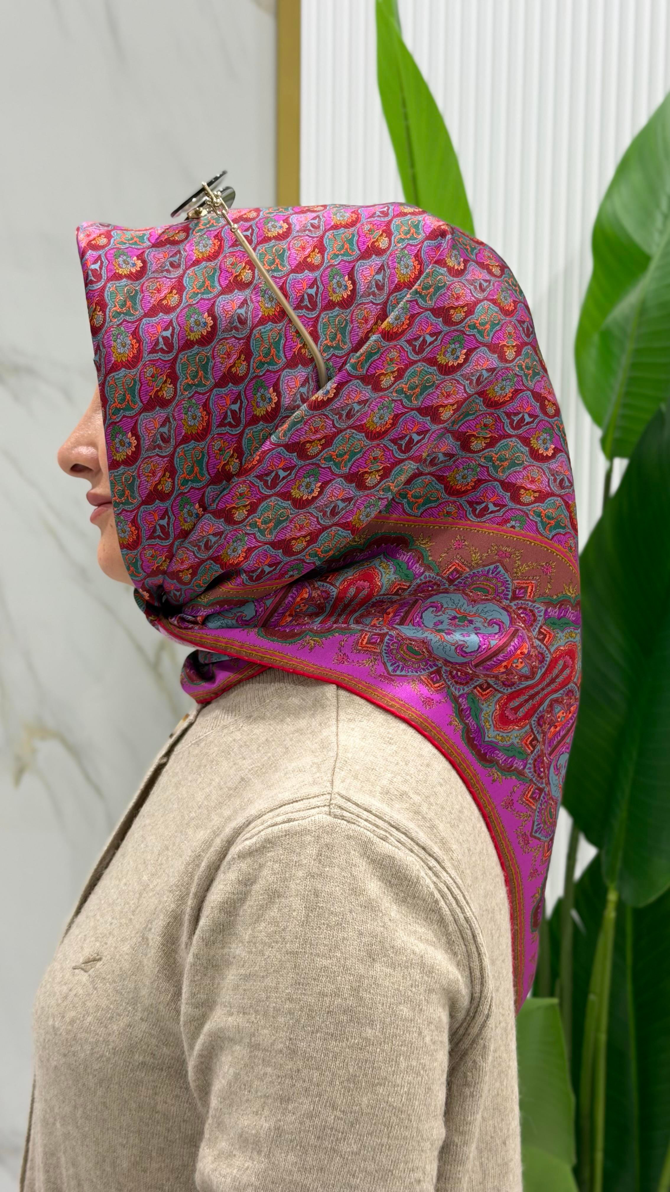 ARMİNE TWILL İPEK EŞARP 9518-81