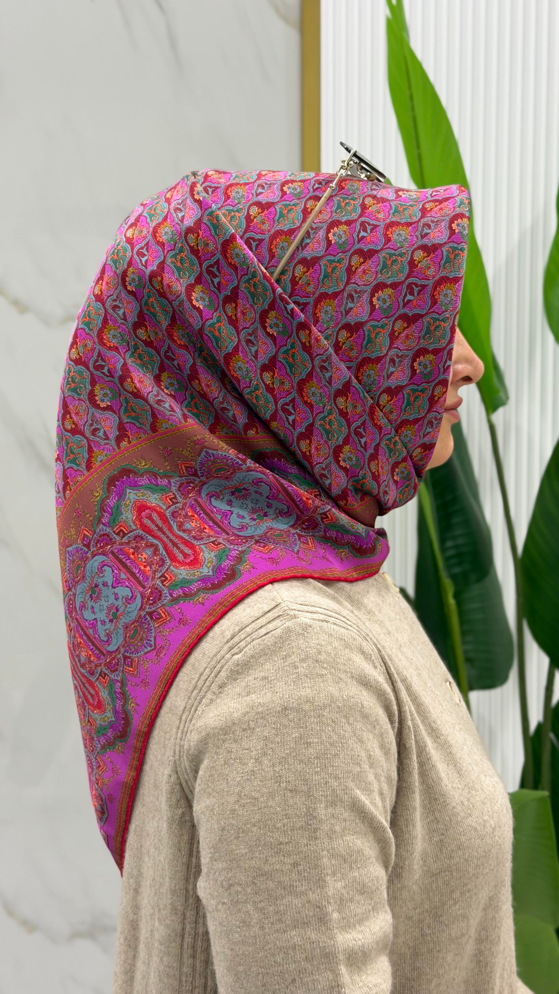ARMİNE TWILL İPEK EŞARP 9518-81