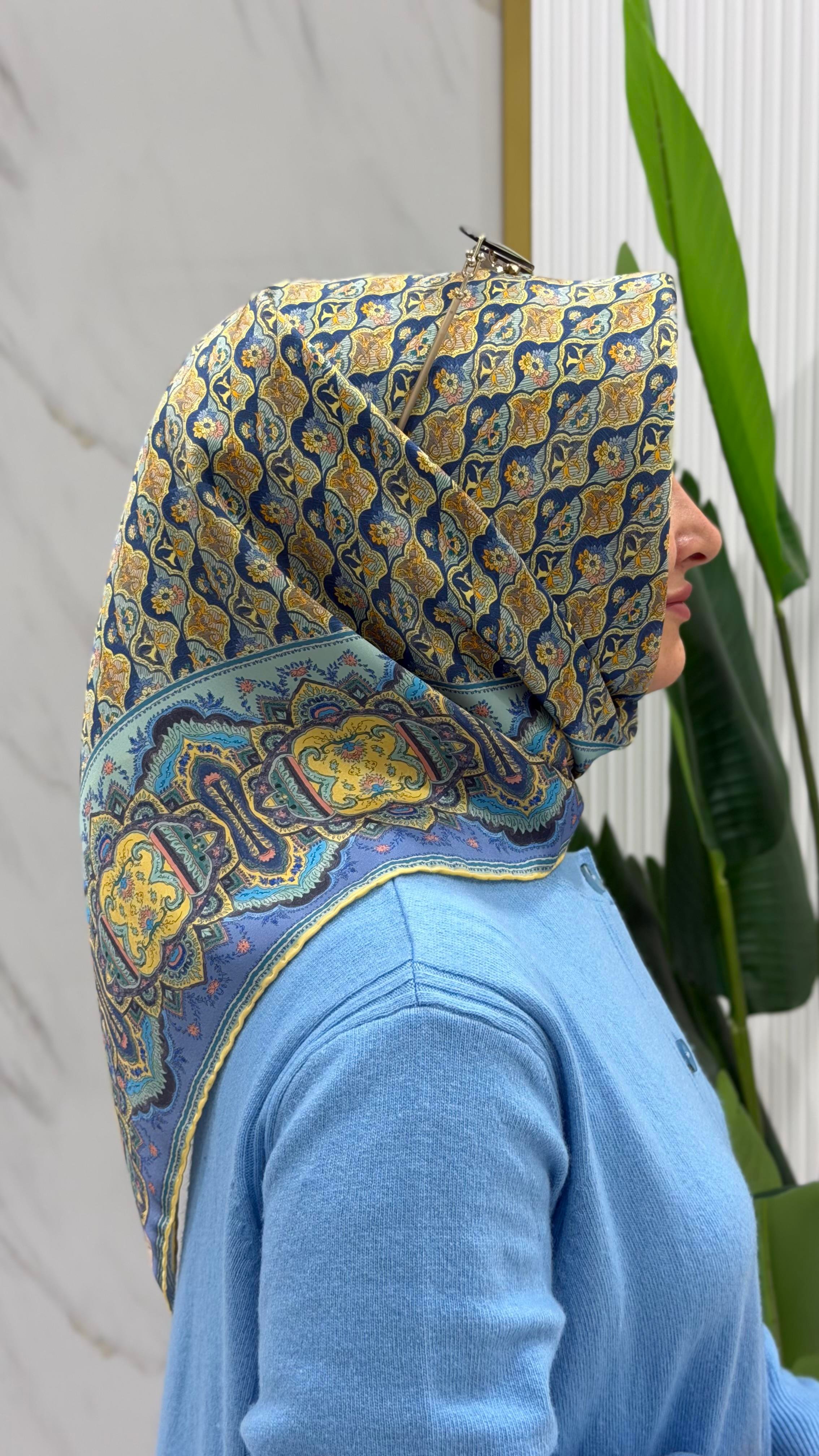 ARMİNE TWILL İPEK EŞARP 9518-82