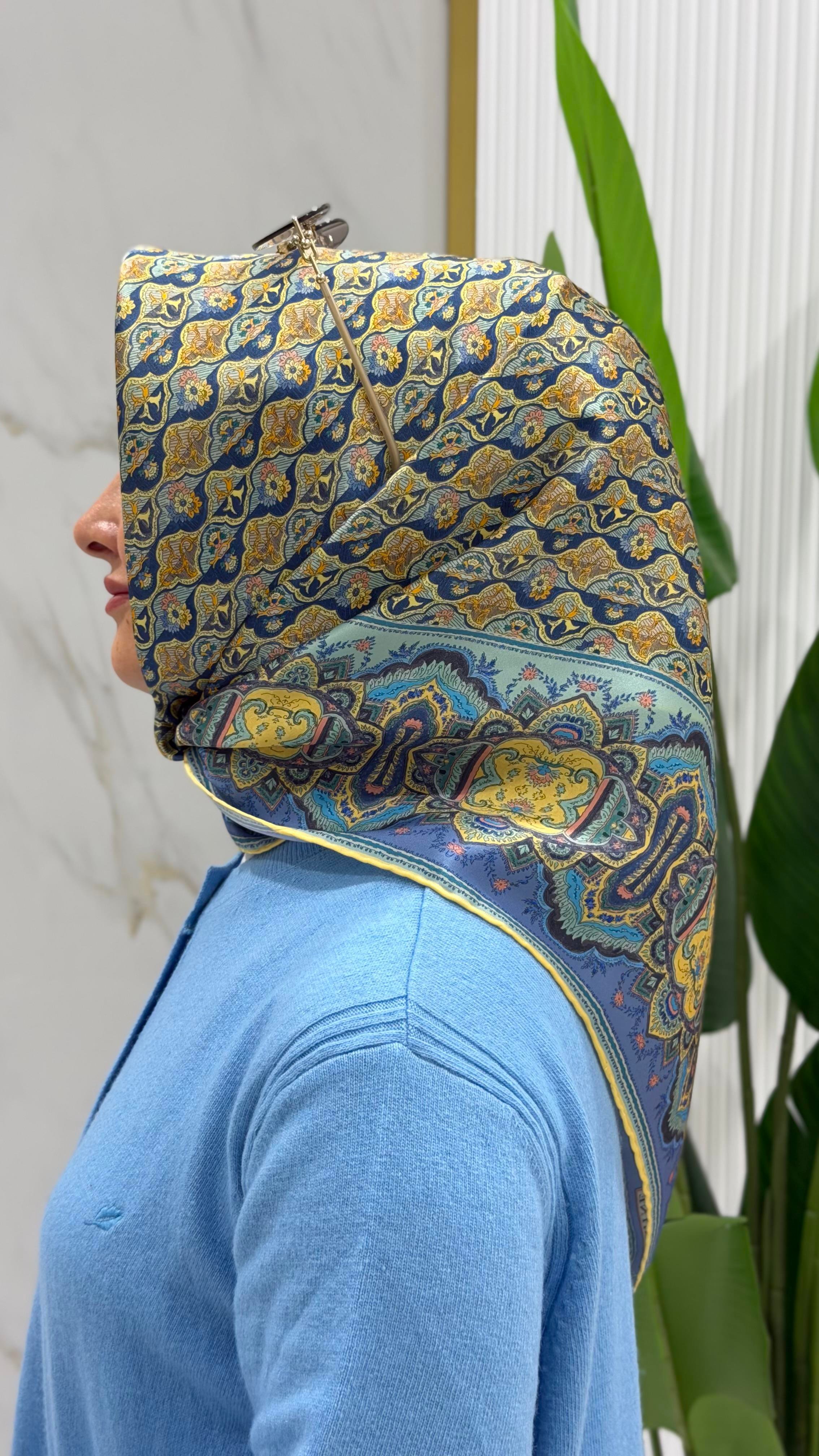 ARMİNE TWILL İPEK EŞARP 9518-82