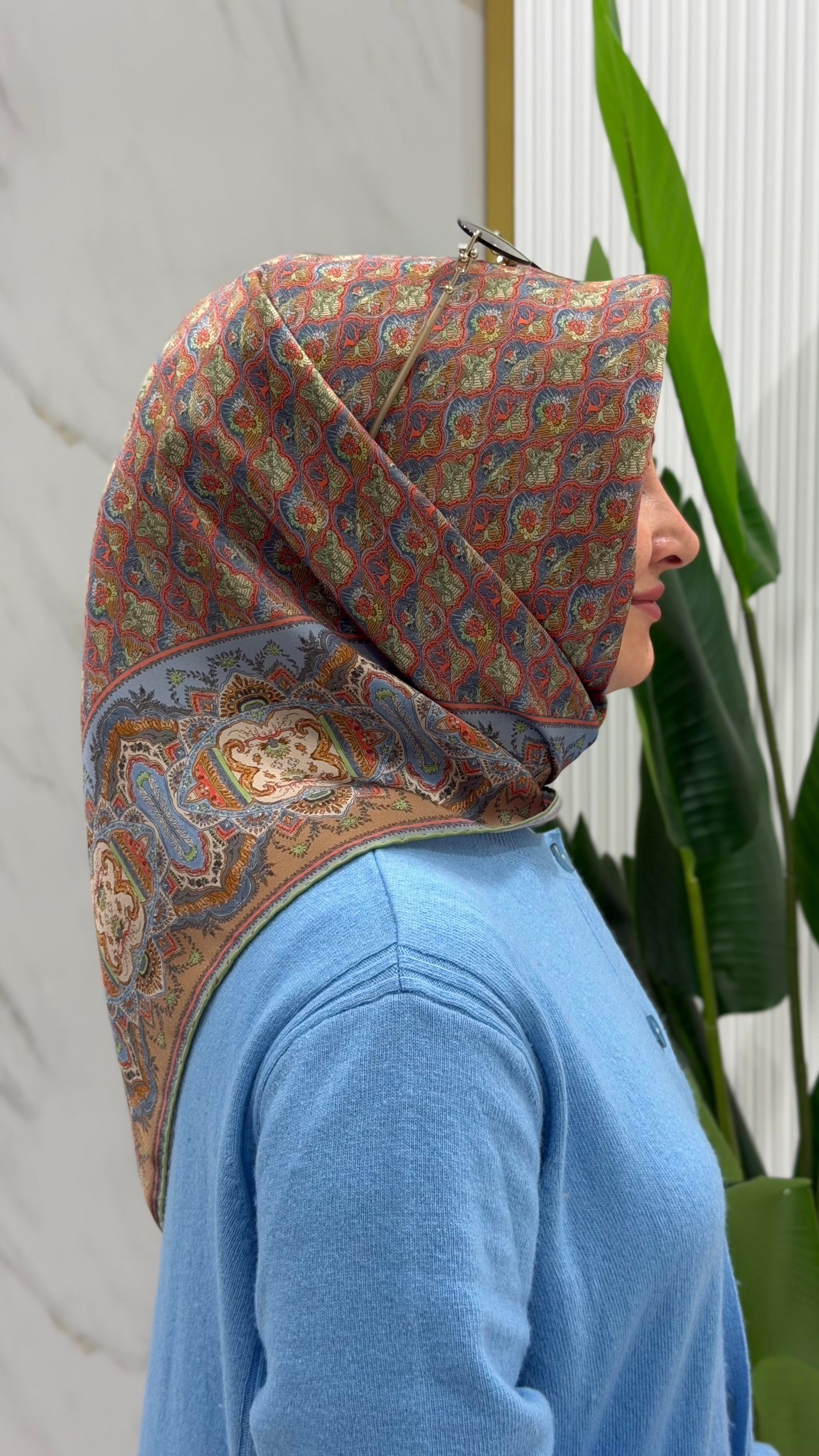 ARMİNE TWILL İPEK EŞARP 9518-83