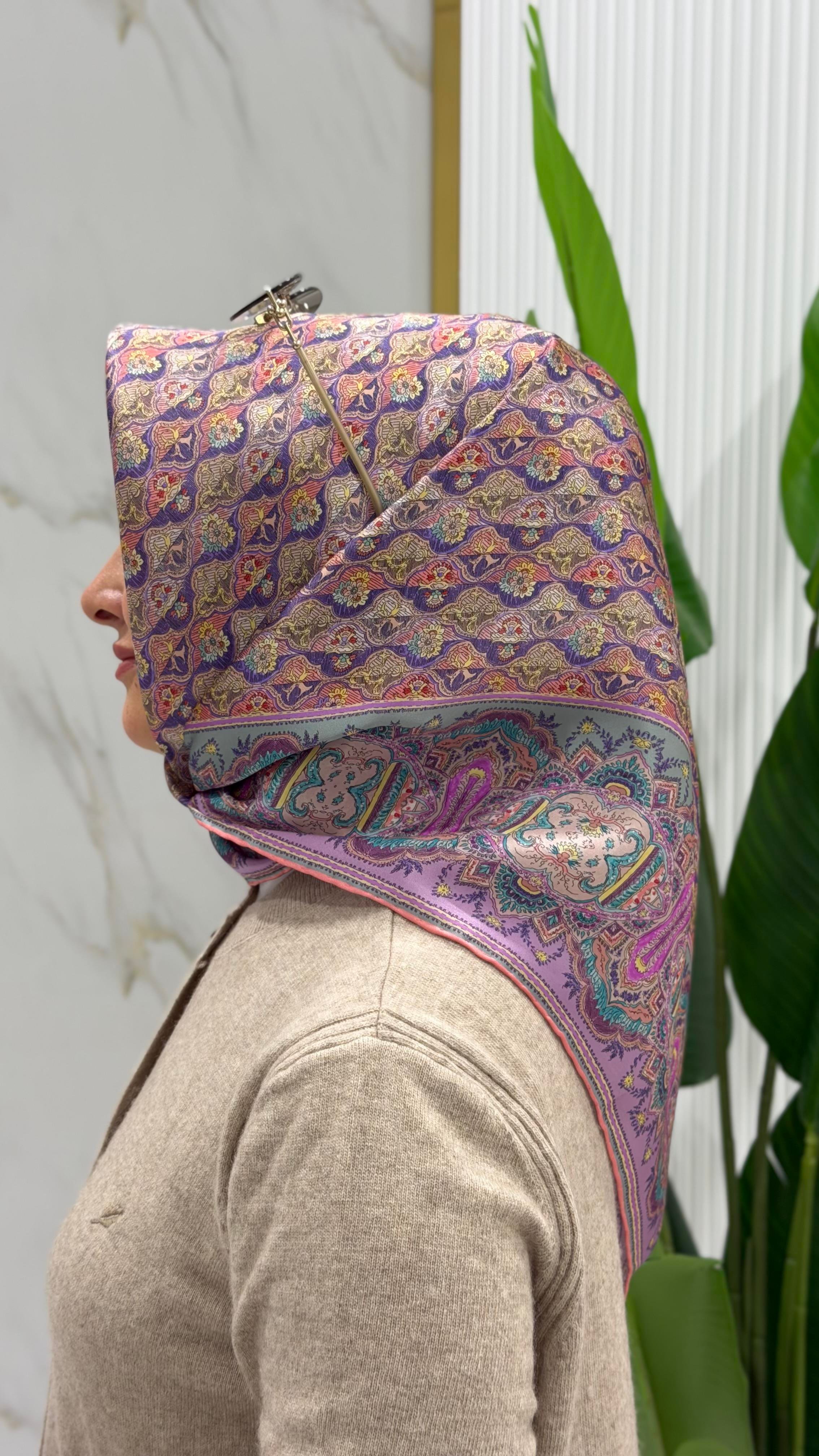ARMİNE TWILL İPEK EŞARP 9518-84