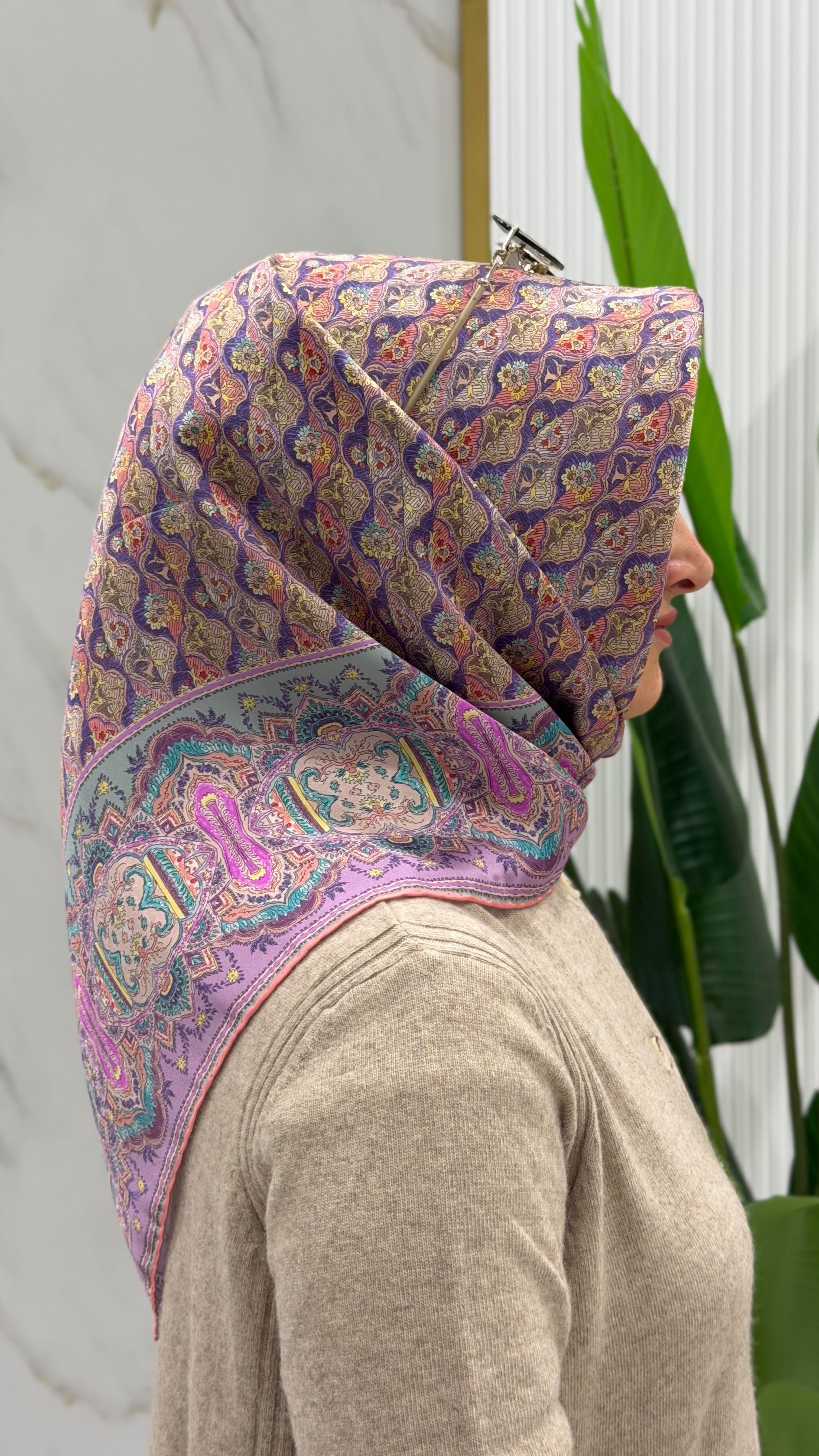 ARMİNE TWILL İPEK EŞARP 9518-84