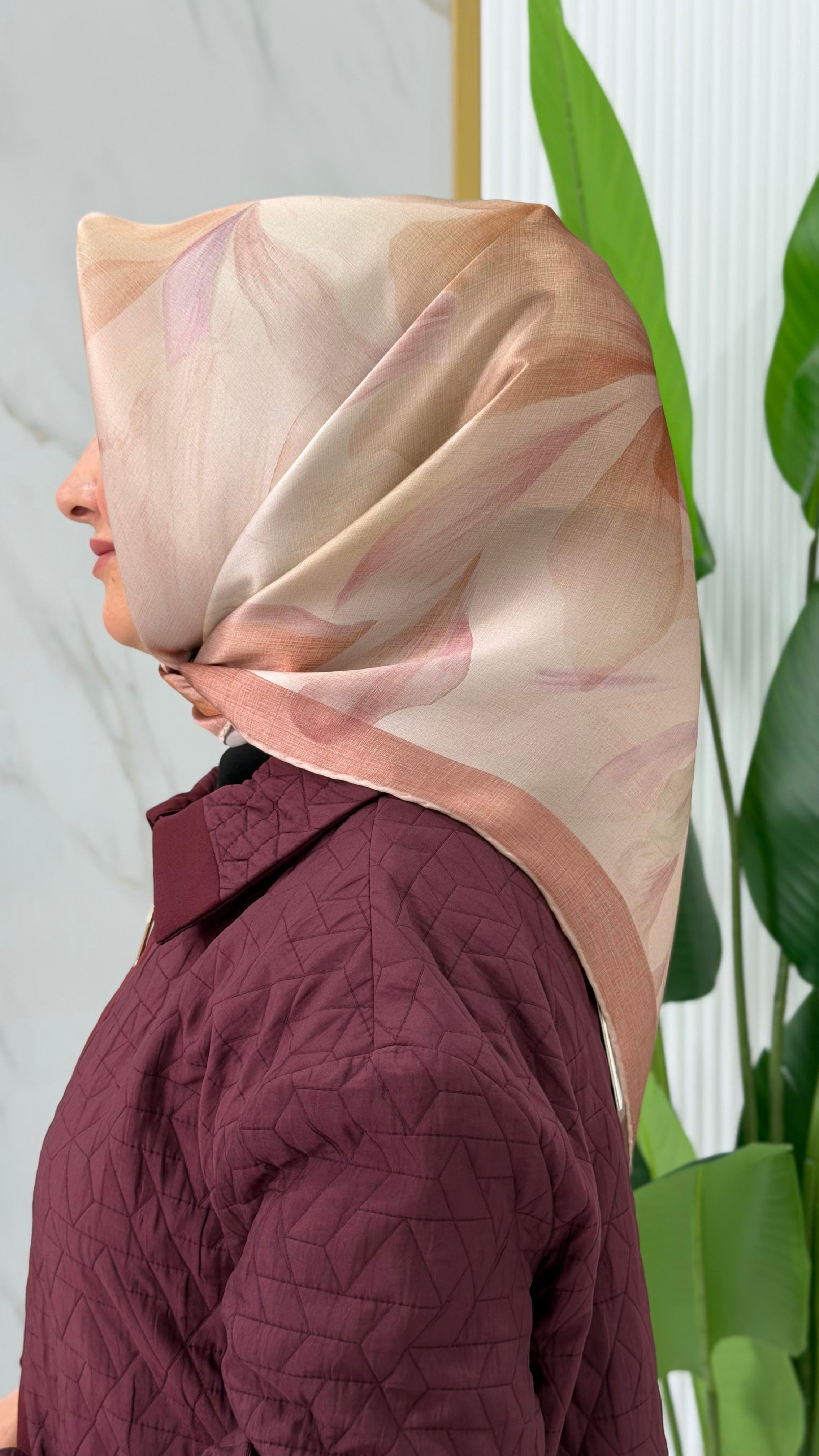 ARMİNE TWILL İPEK EŞARP - 9519-32