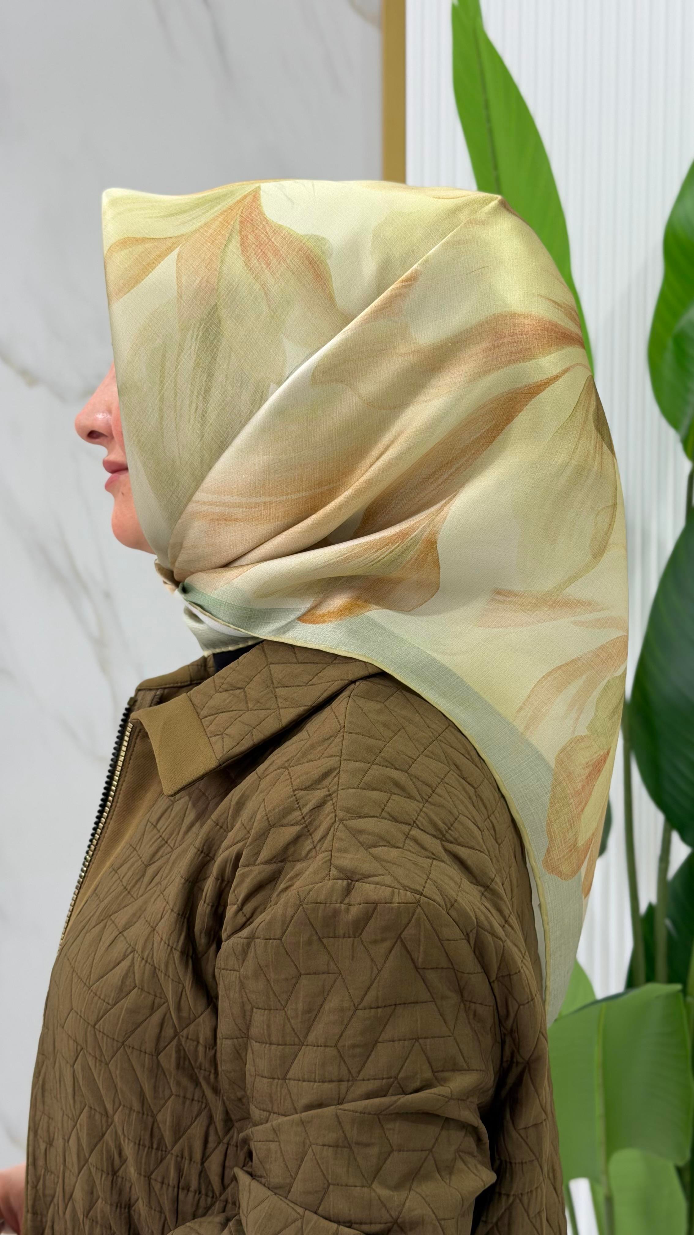 ARMİNE TWILL İPEK EŞARP - 9519-80