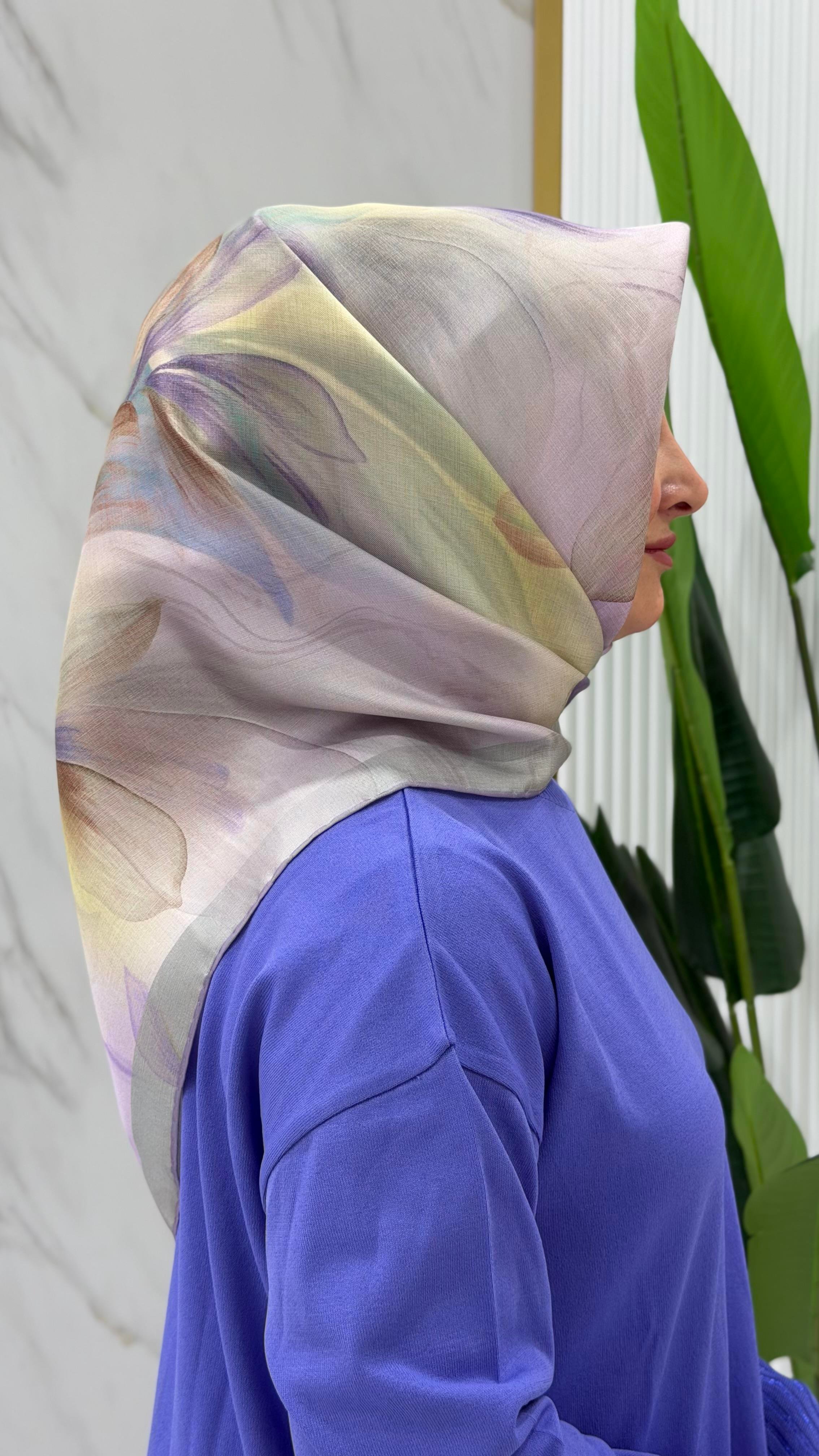 ARMİNE TWILL İPEK EŞARP - 9519-84