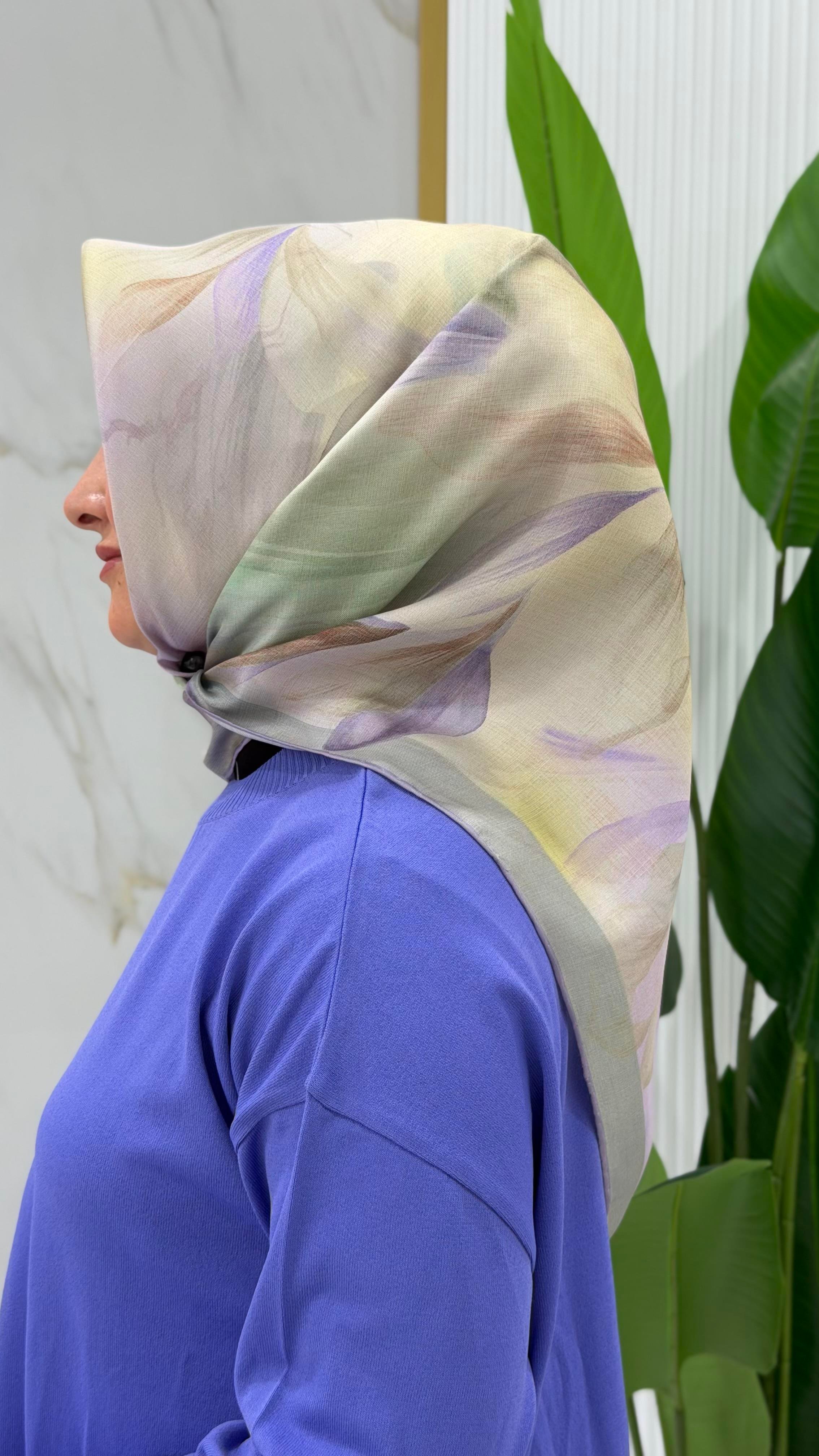 ARMİNE TWILL İPEK EŞARP - 9519-84