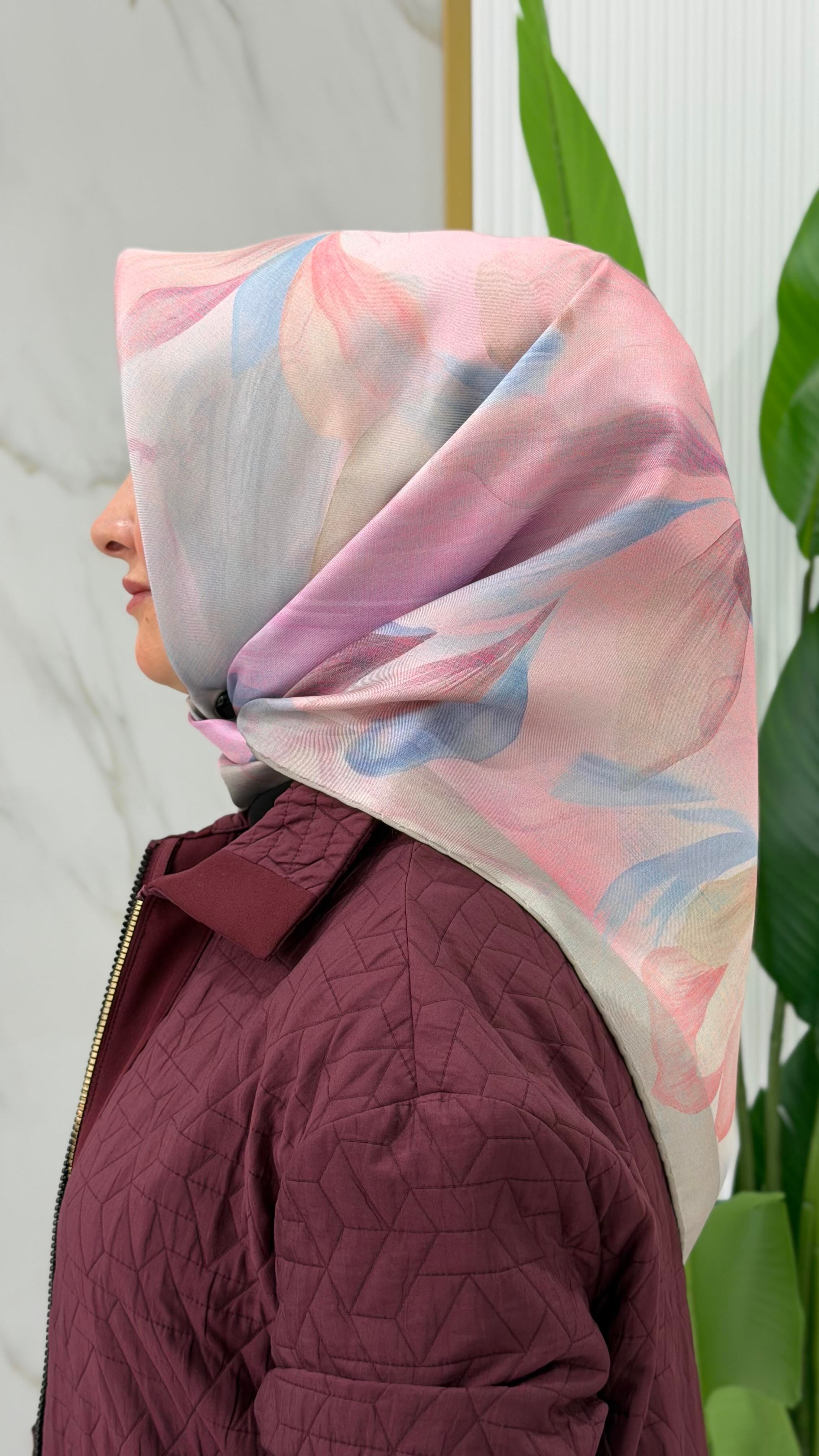ARMİNE TWILL İPEK EŞARP - 9519-86