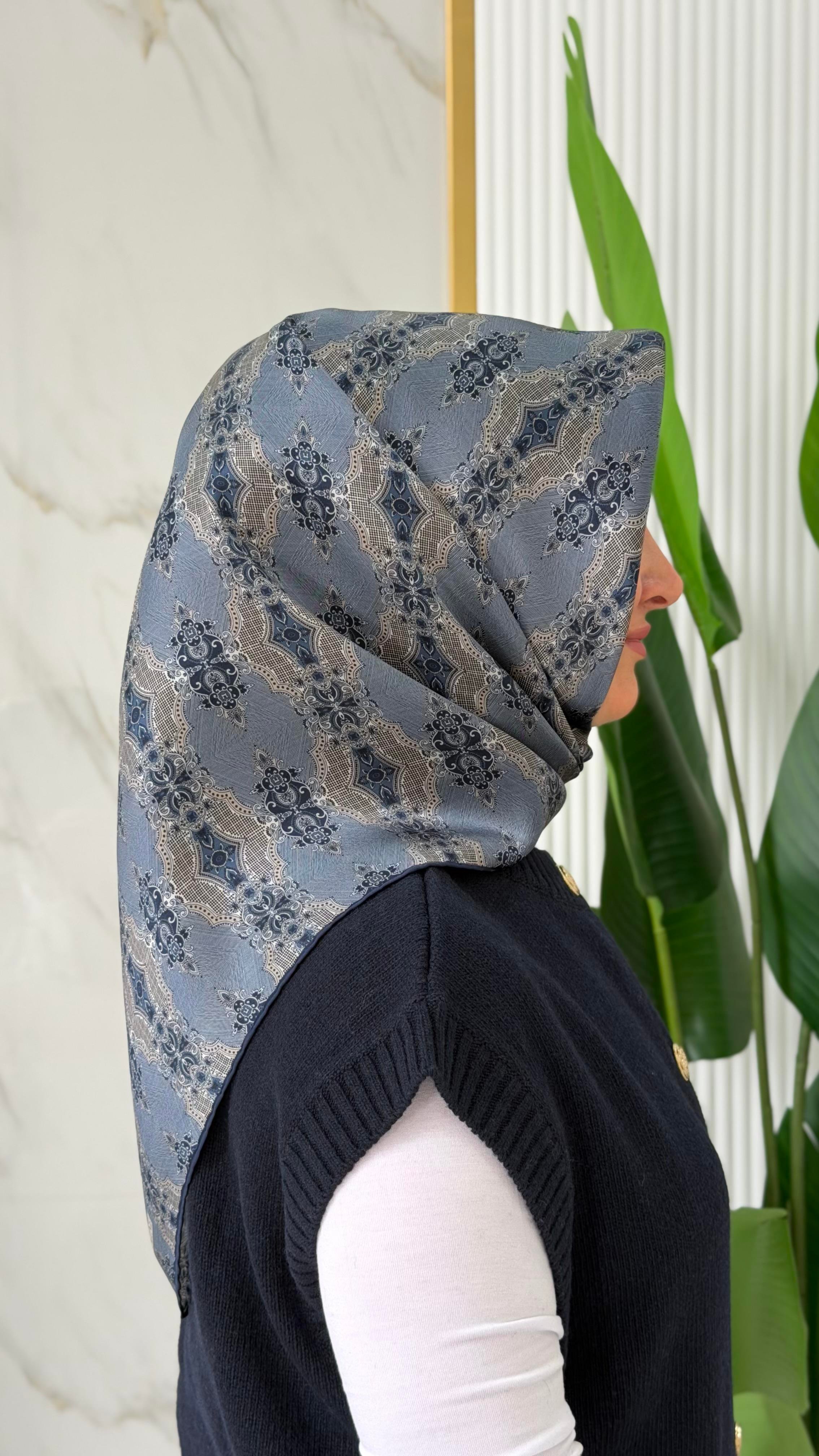 ARMİNE TWILL İPEK EŞARP 9522-52