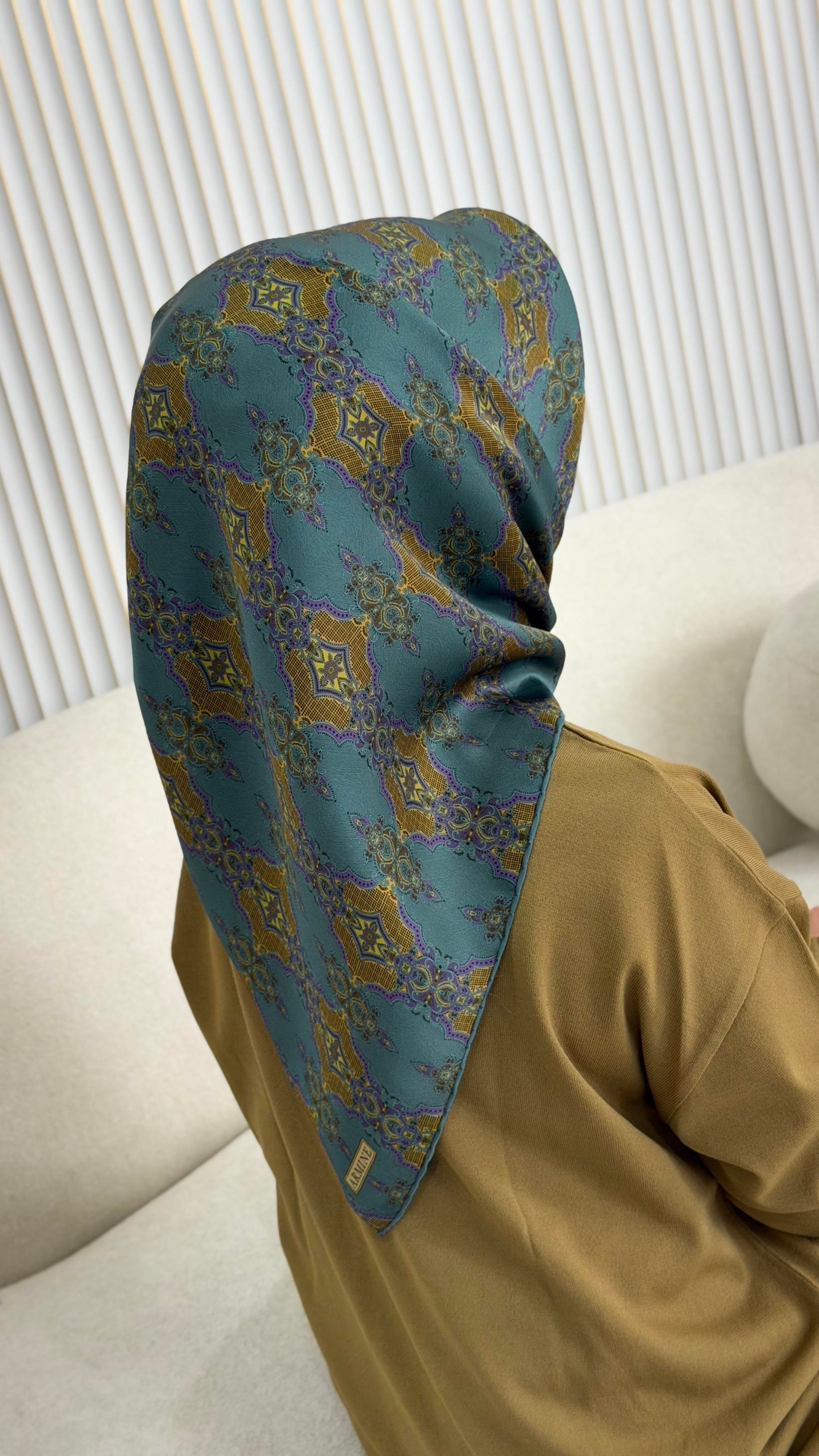 ARMİNE TWILL İPEK EŞARP 9522-80