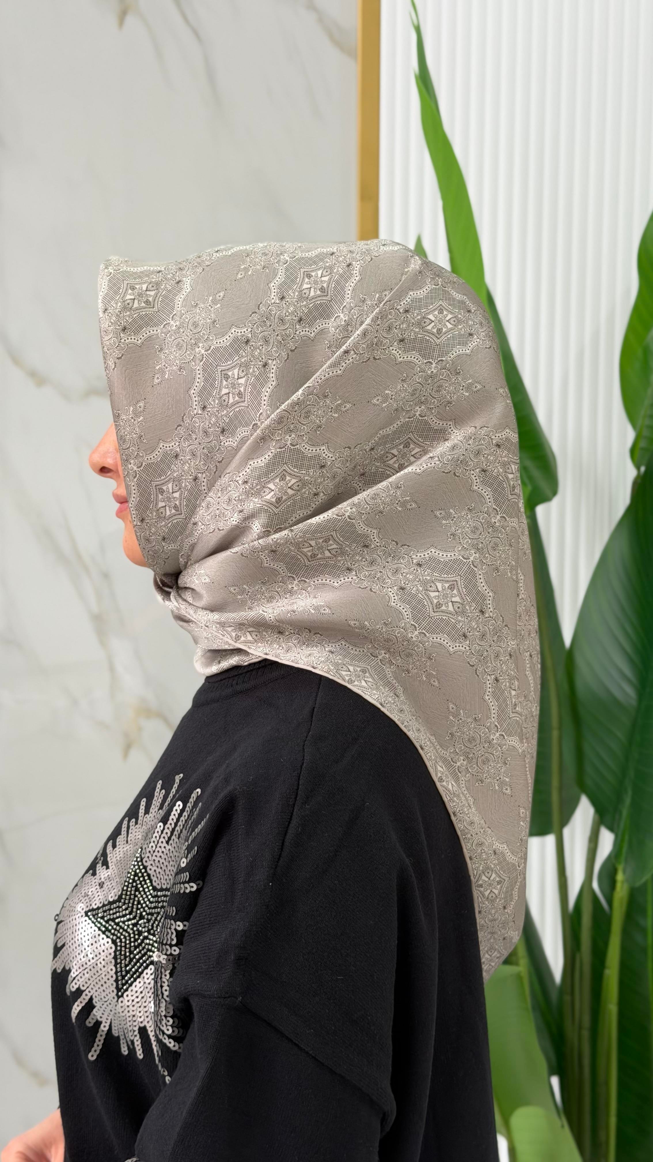 ARMİNE TWILL İPEK EŞARP 9522-82