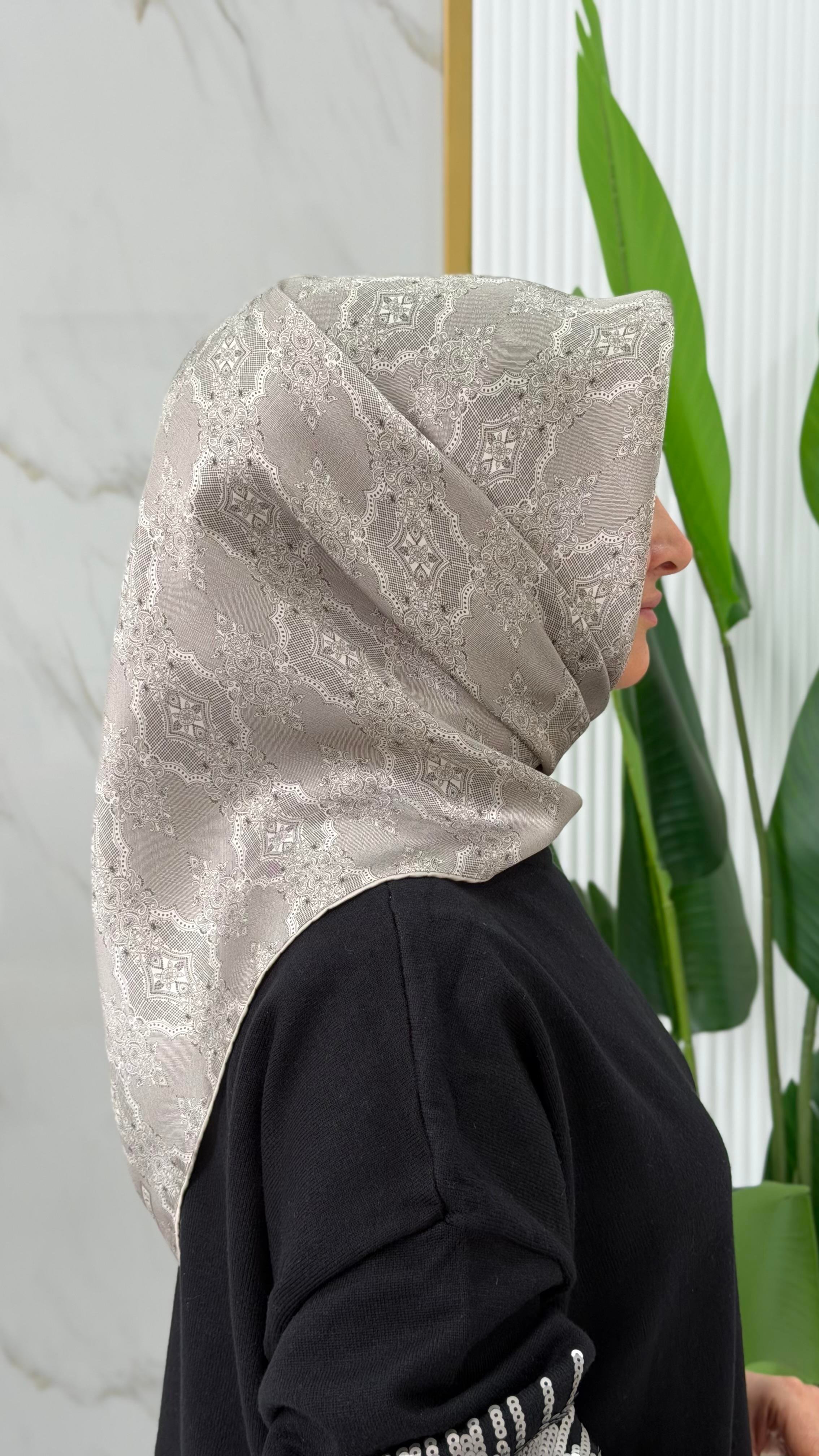 ARMİNE TWILL İPEK EŞARP 9522-82