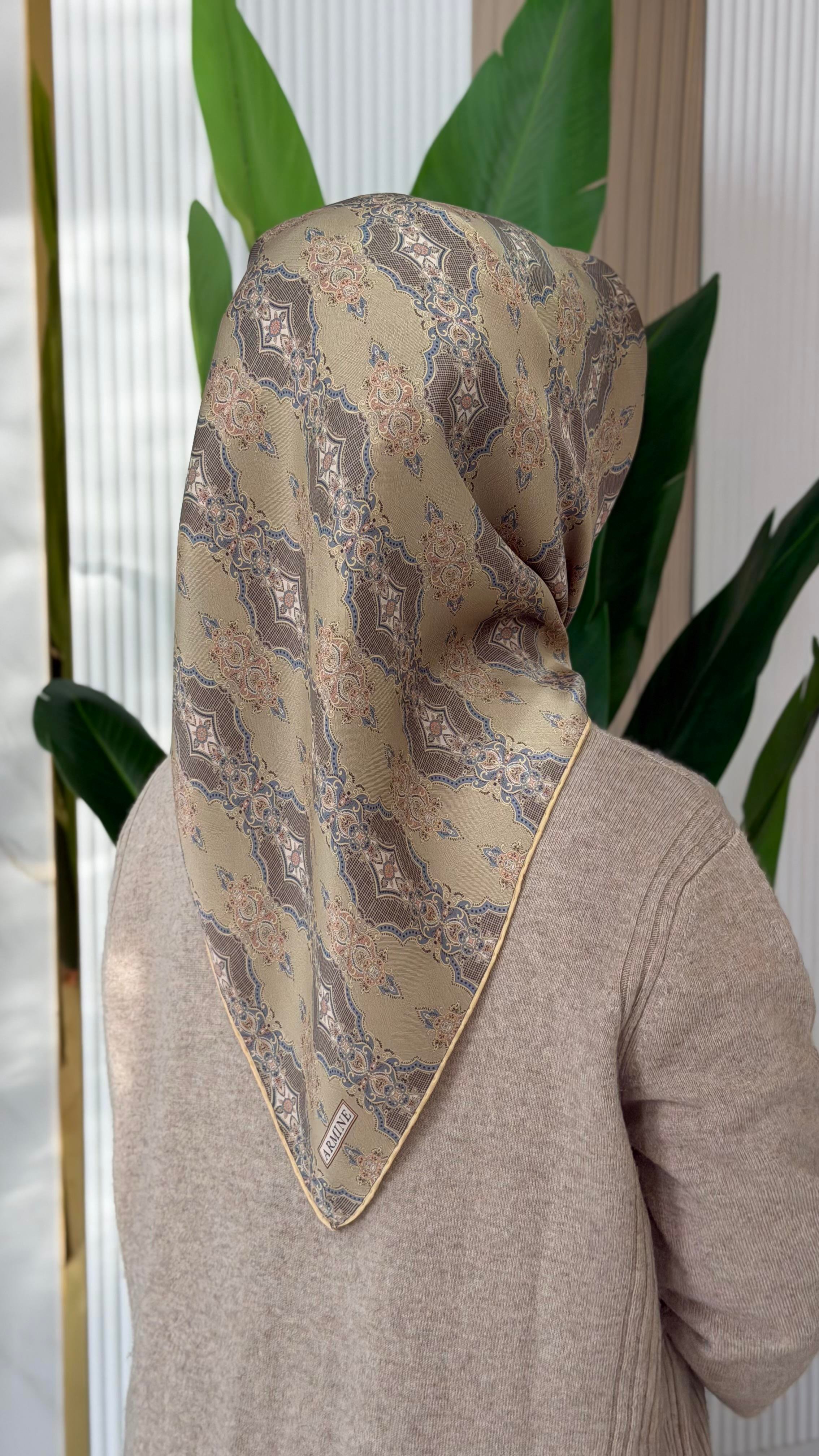 ARMİNE TWILL İPEK EŞARP 9522-83