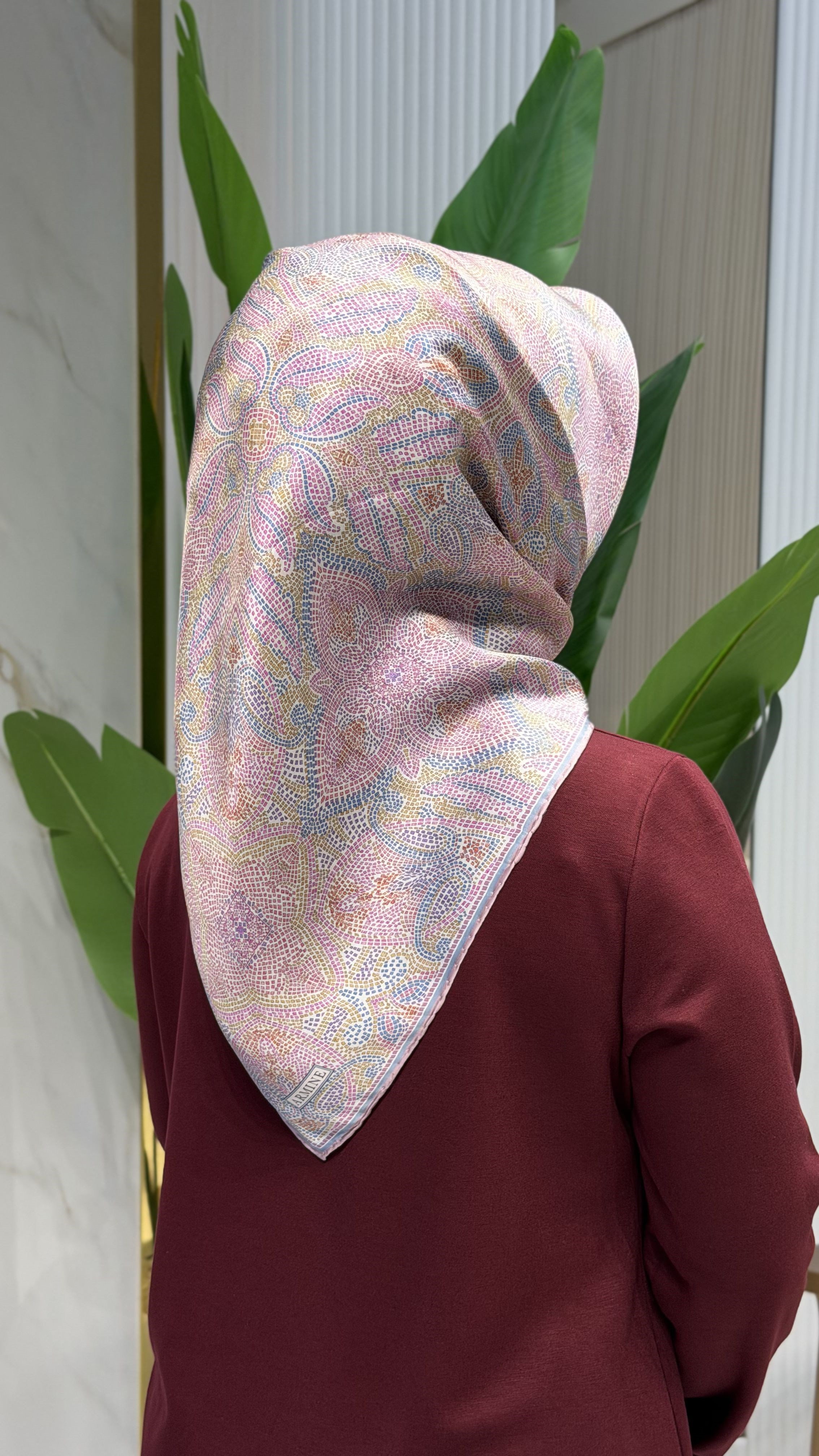 ARMINE TWILL İPEK EŞARP - 9540-2