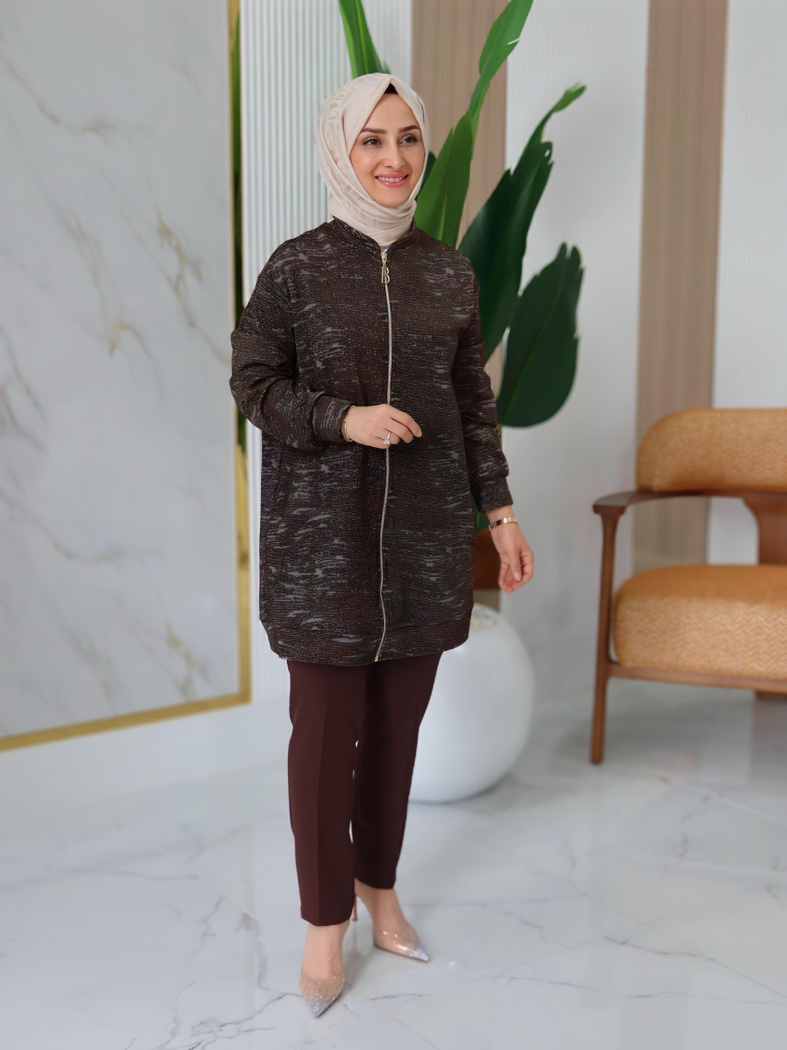 BELLİ FERMUARLI CEKET- 25K4006