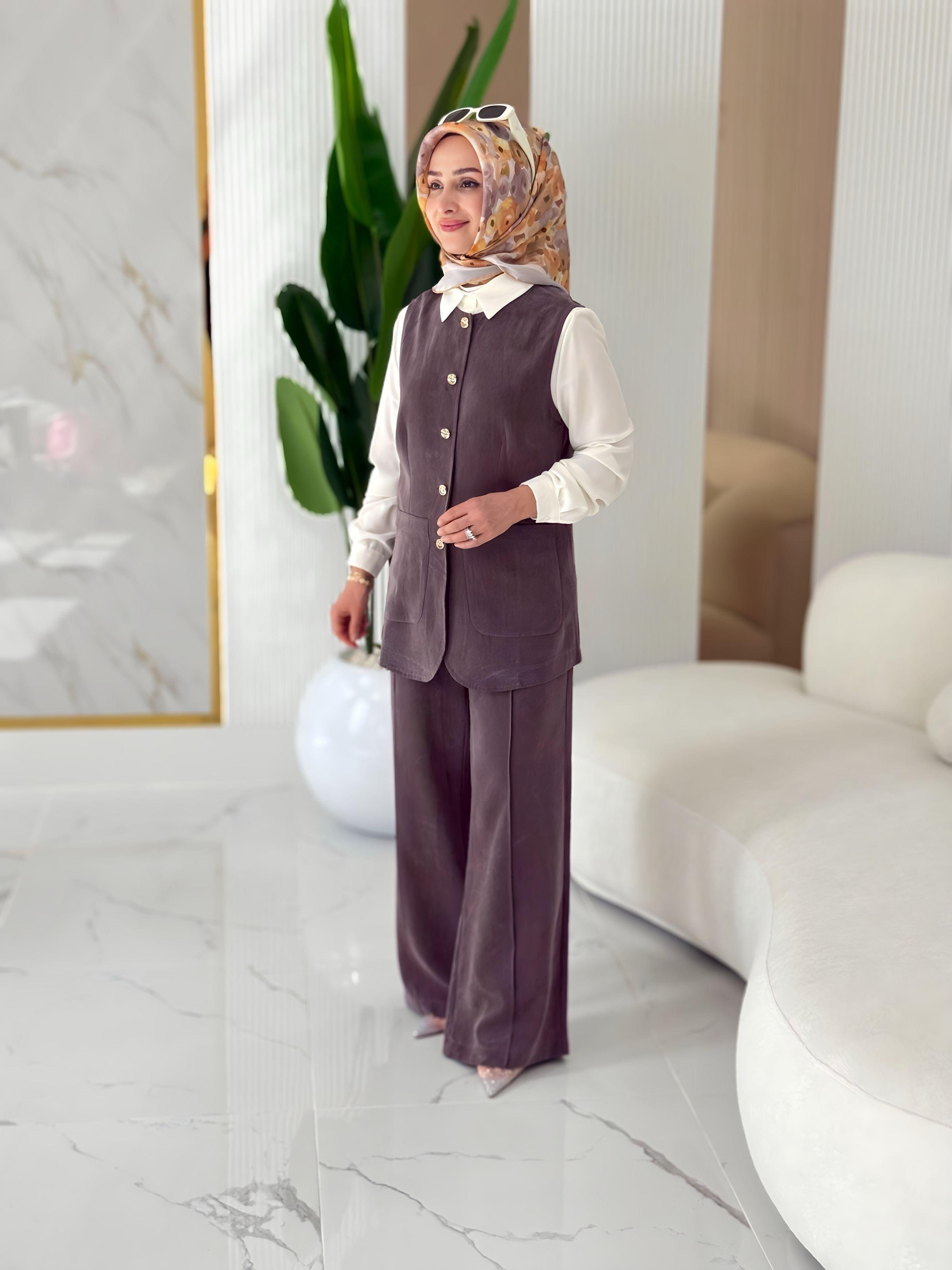 CEPLİ YELEKLİ MODAL TAKIM- 35149
