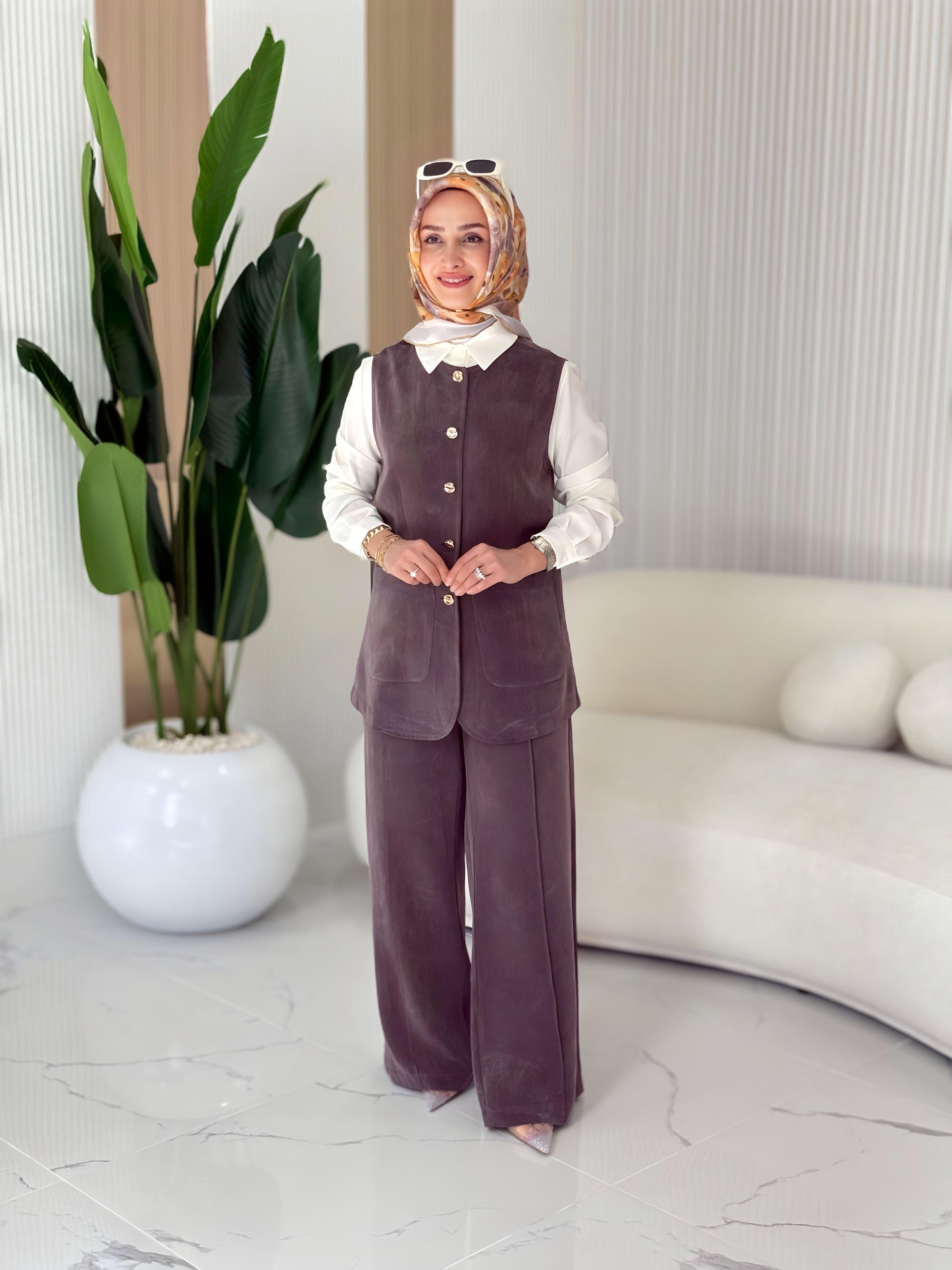 CEPLİ YELEKLİ MODAL TAKIM- 35149