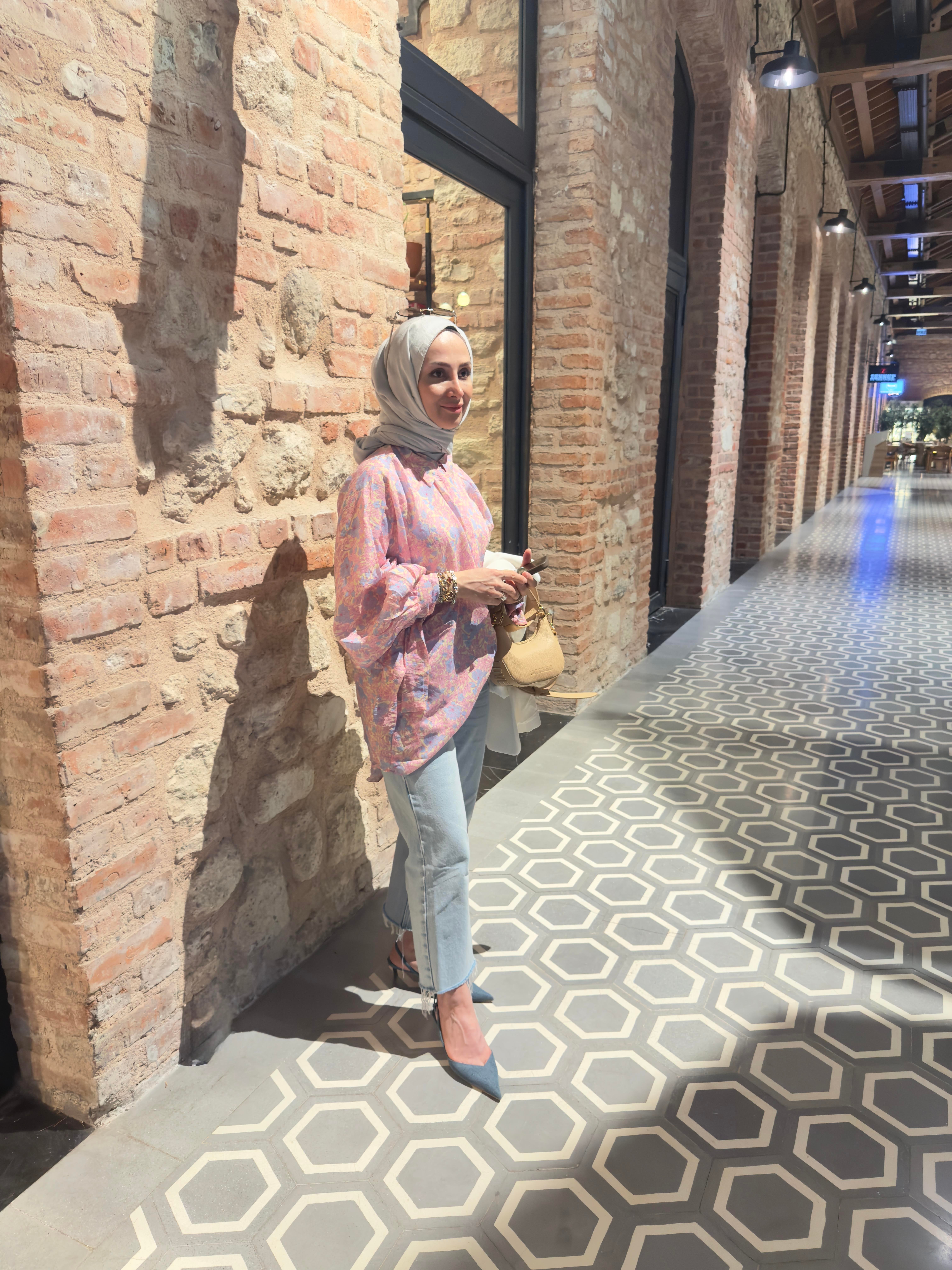 ÇİÇEK DESENLİ GÖMLEK- 34560