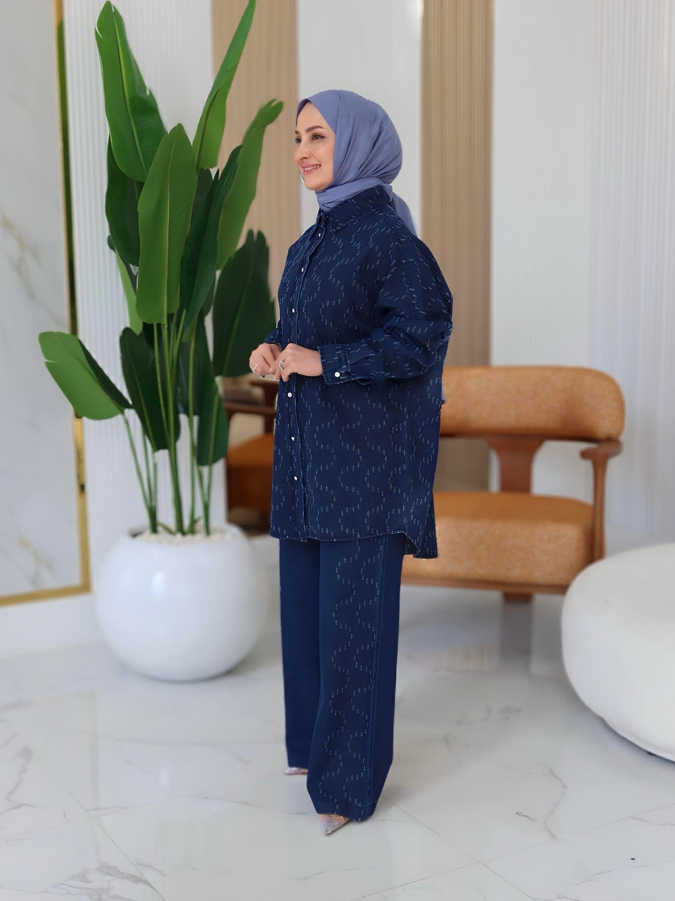 DENİM CEKET PANTOLON TAKIM - 5947