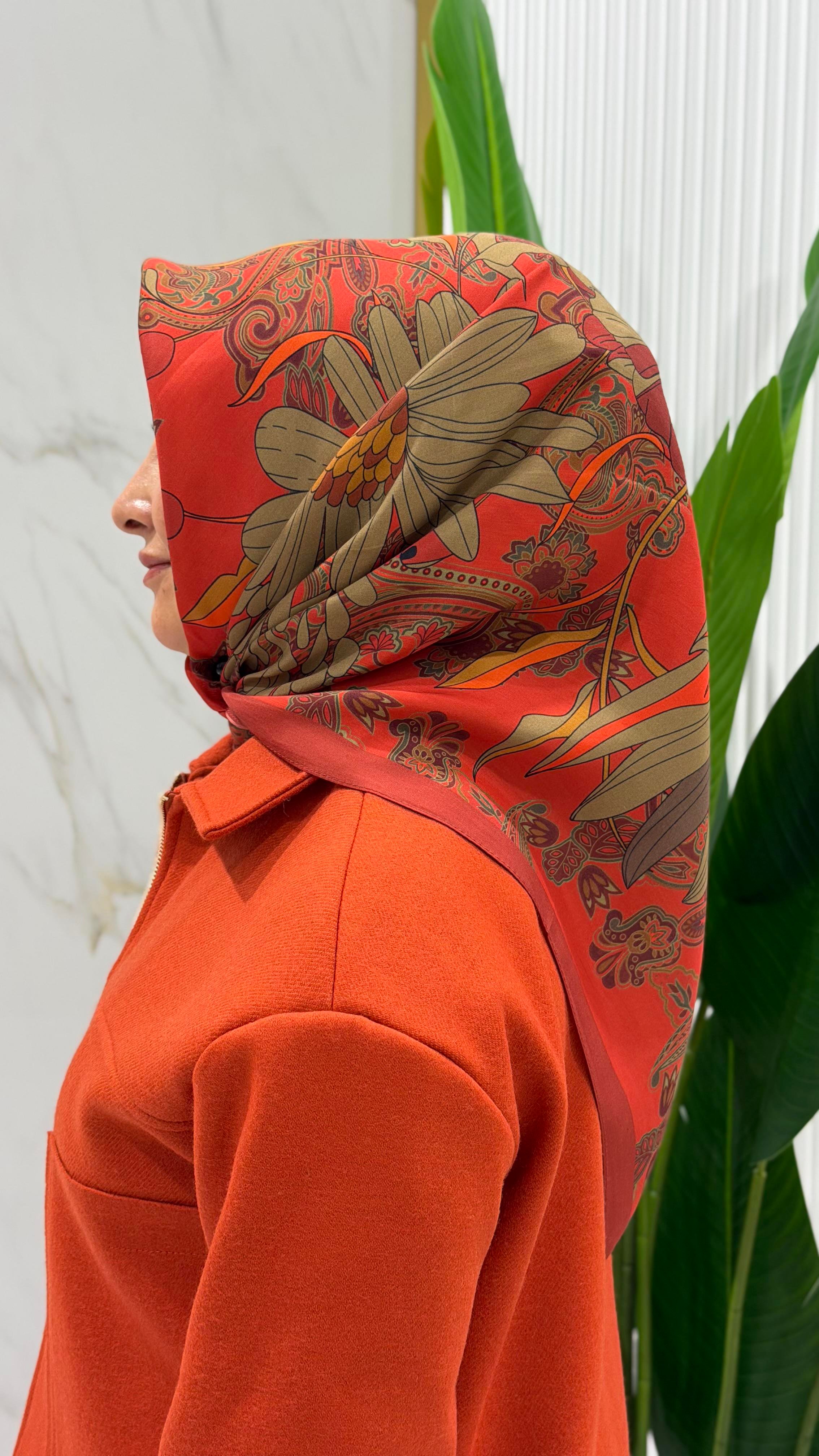 ED SCARF VİSKON FLOŞ EŞARP- ED0012