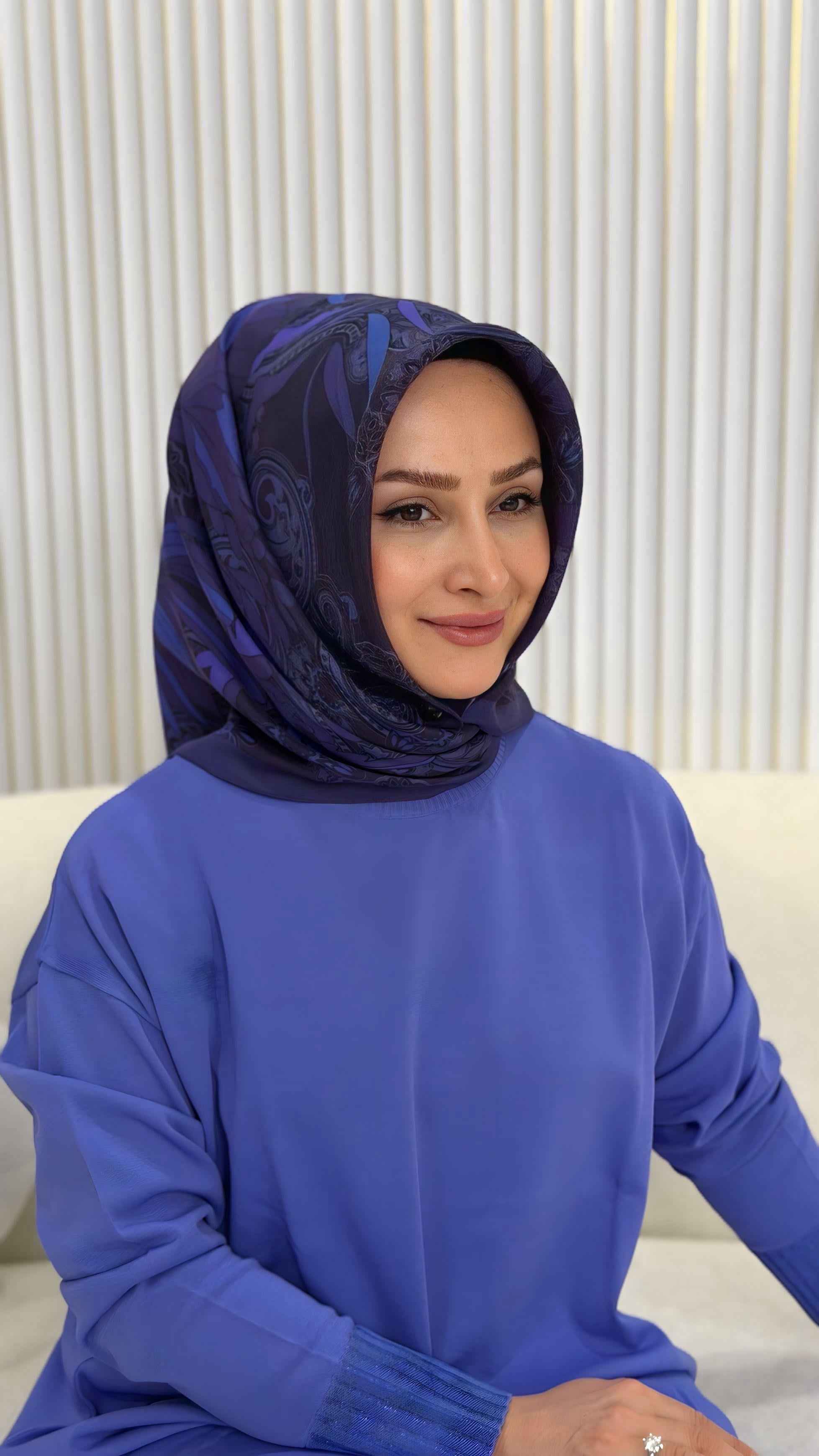 ED SCARF VİSKON FLOŞ EŞARP- ED0013