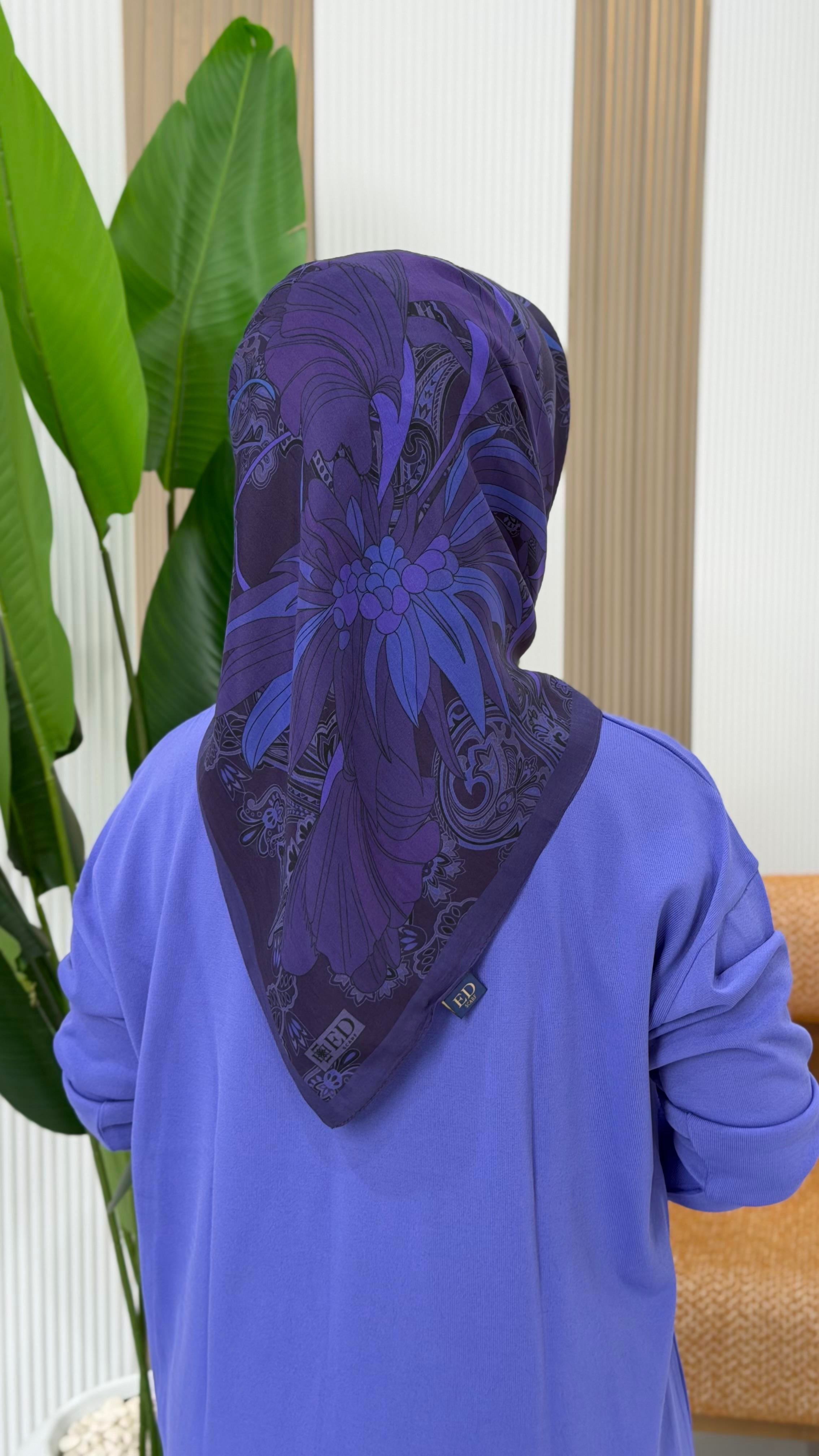 ED SCARF VİSKON FLOŞ EŞARP- ED0013