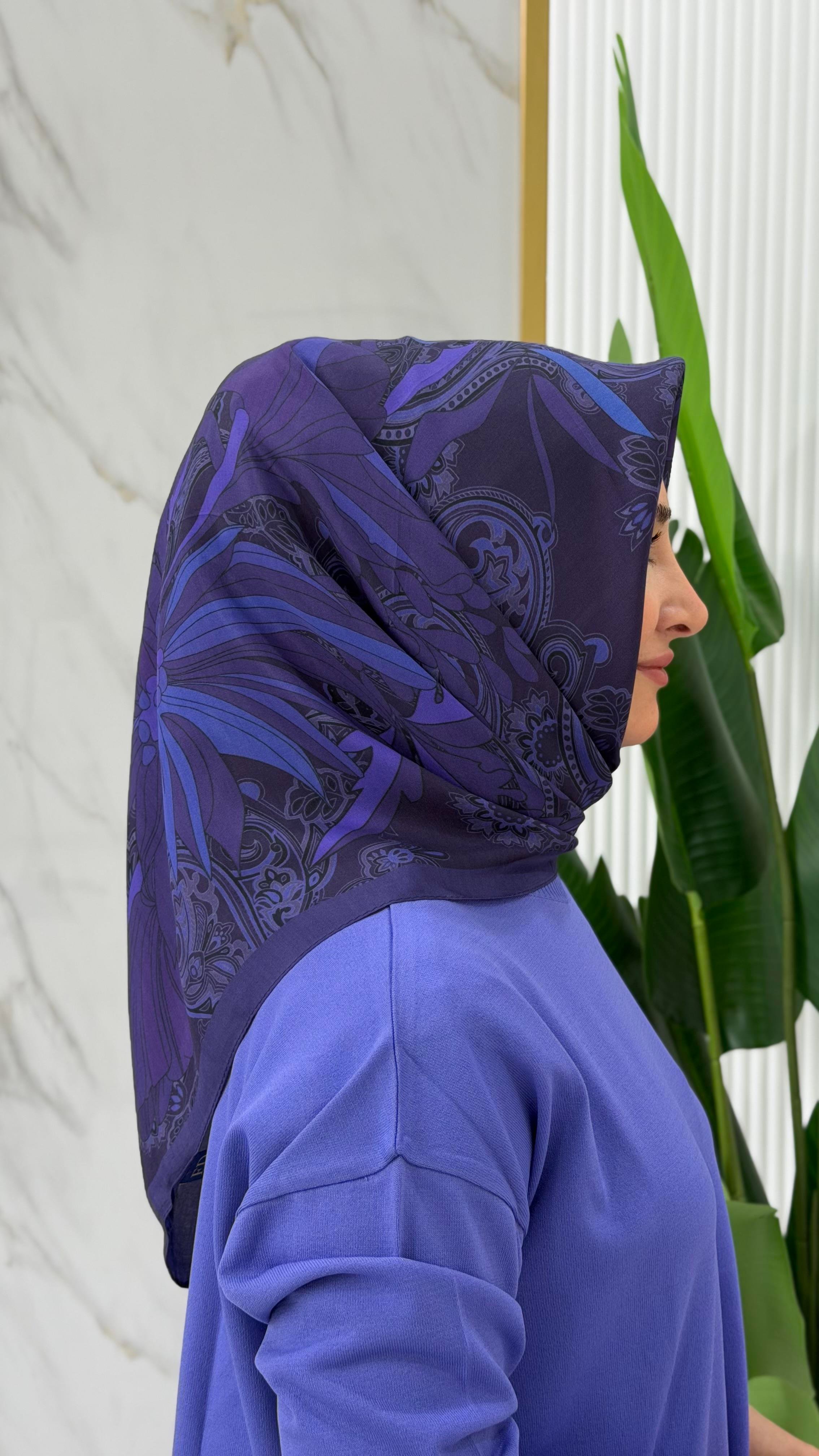 ED SCARF VİSKON FLOŞ EŞARP- ED0013