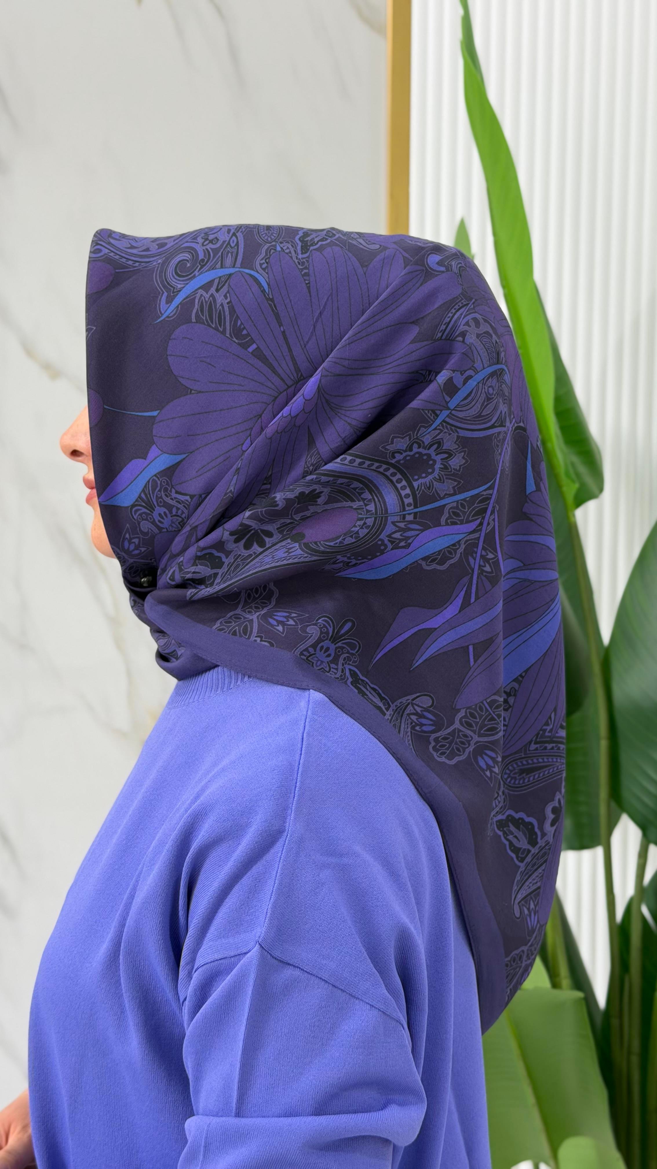 ED SCARF VİSKON FLOŞ EŞARP- ED0013