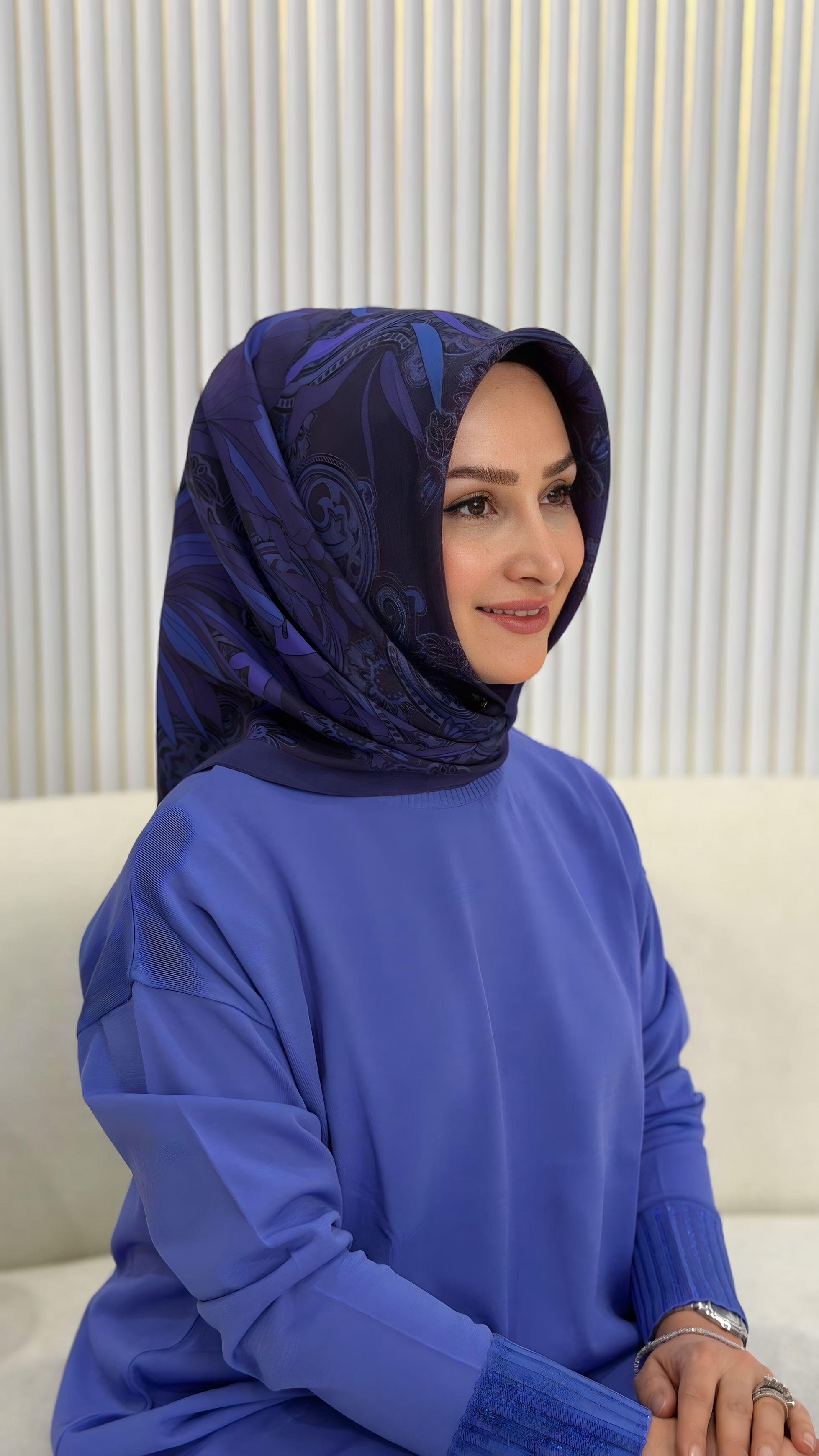 ED SCARF VİSKON FLOŞ EŞARP- ED0013