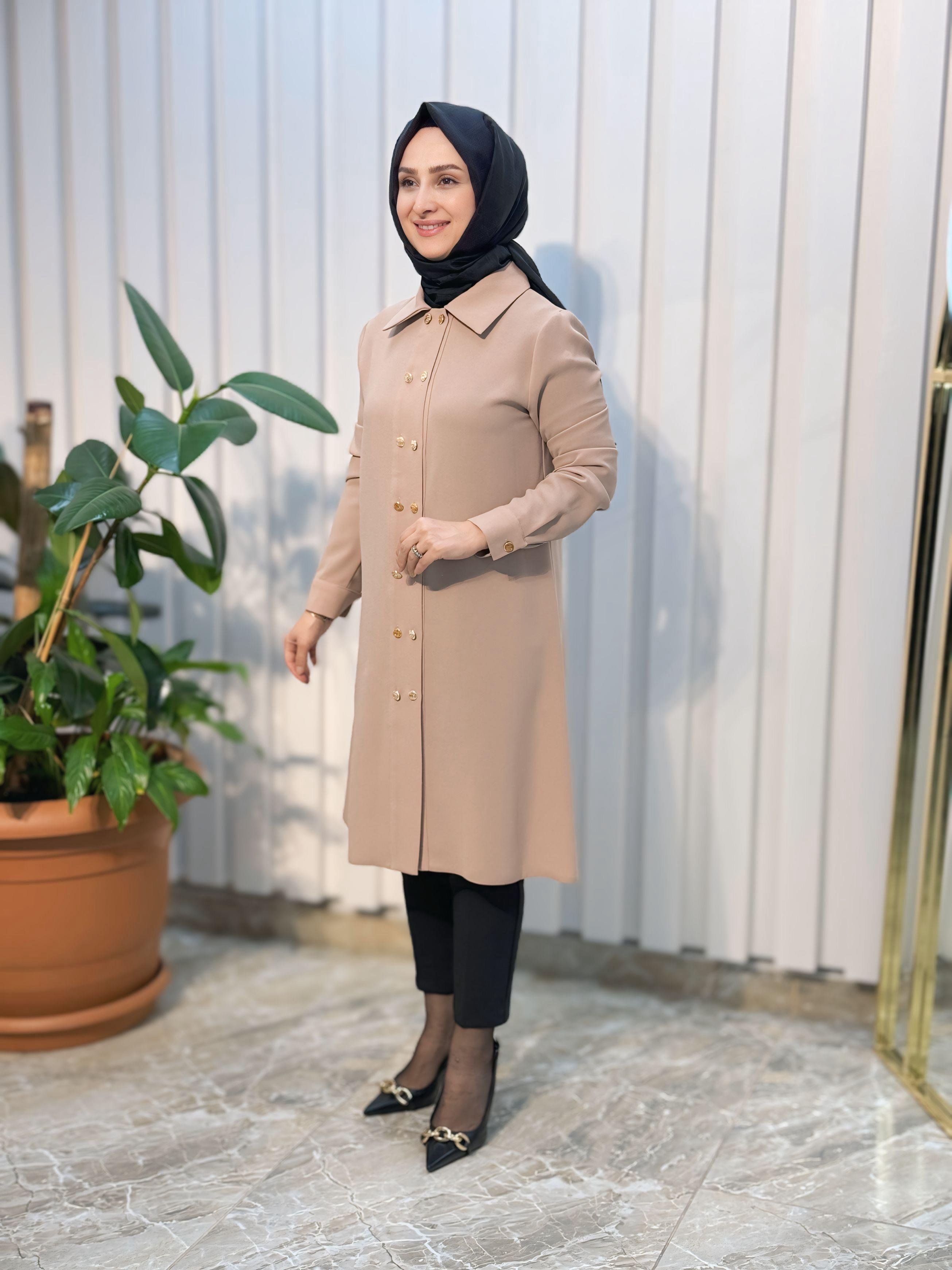 HAYA BLEZIR DÜĞMELİ TUNİK -1330