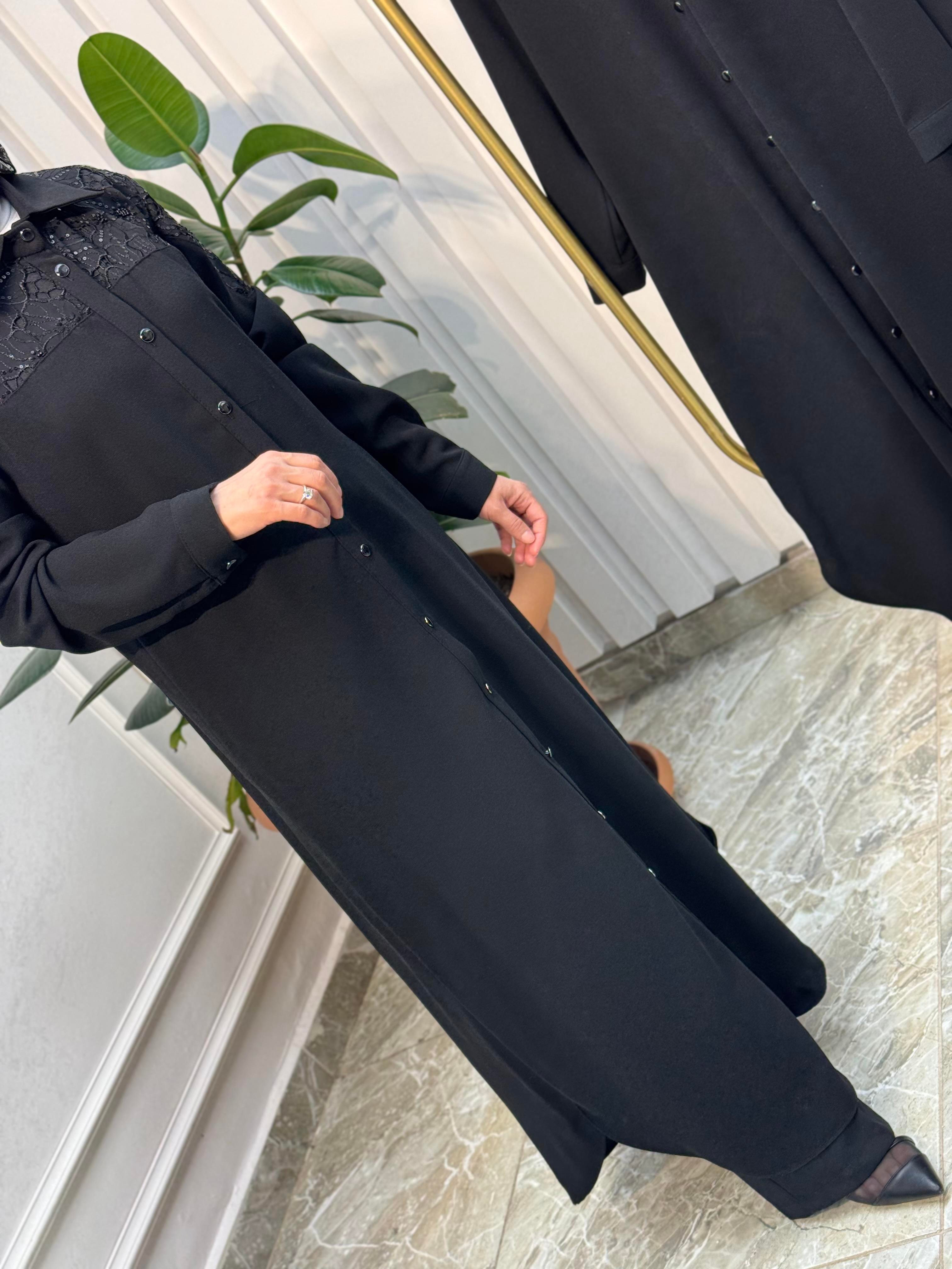 HAYA DANTELLi UZUN TUNİK -1538