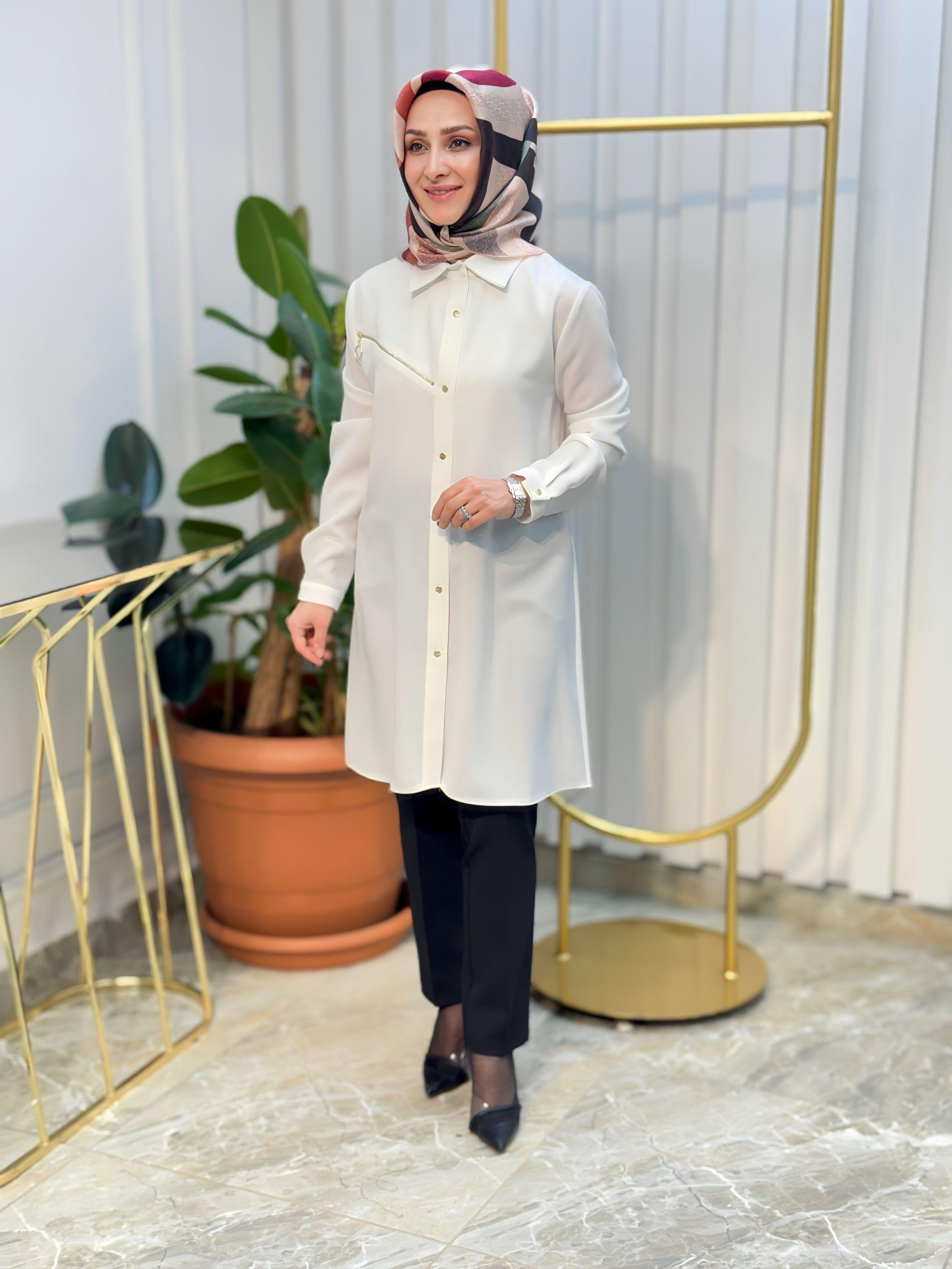 HAYA FERMUARLI TUNİK 1584