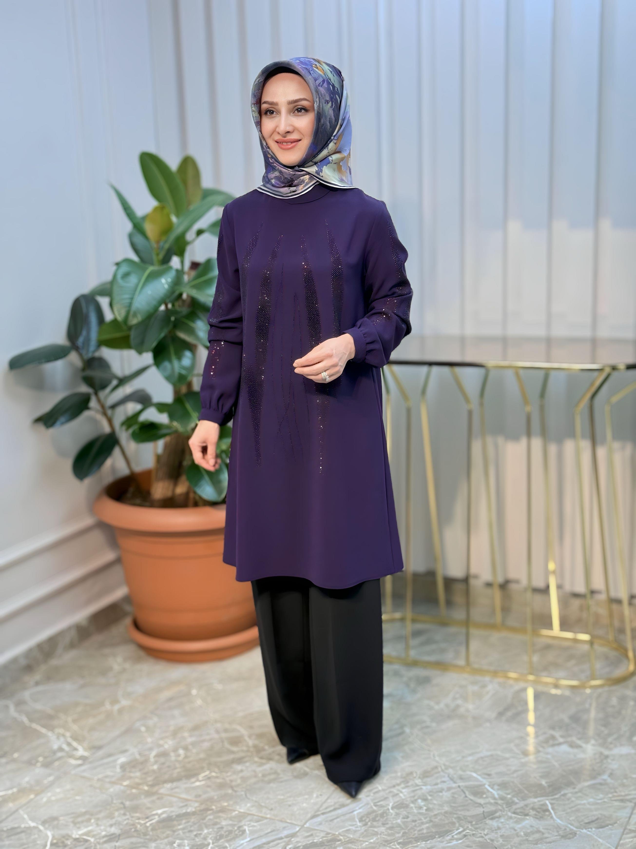 HAYA TAŞLI TUNİK - 1568