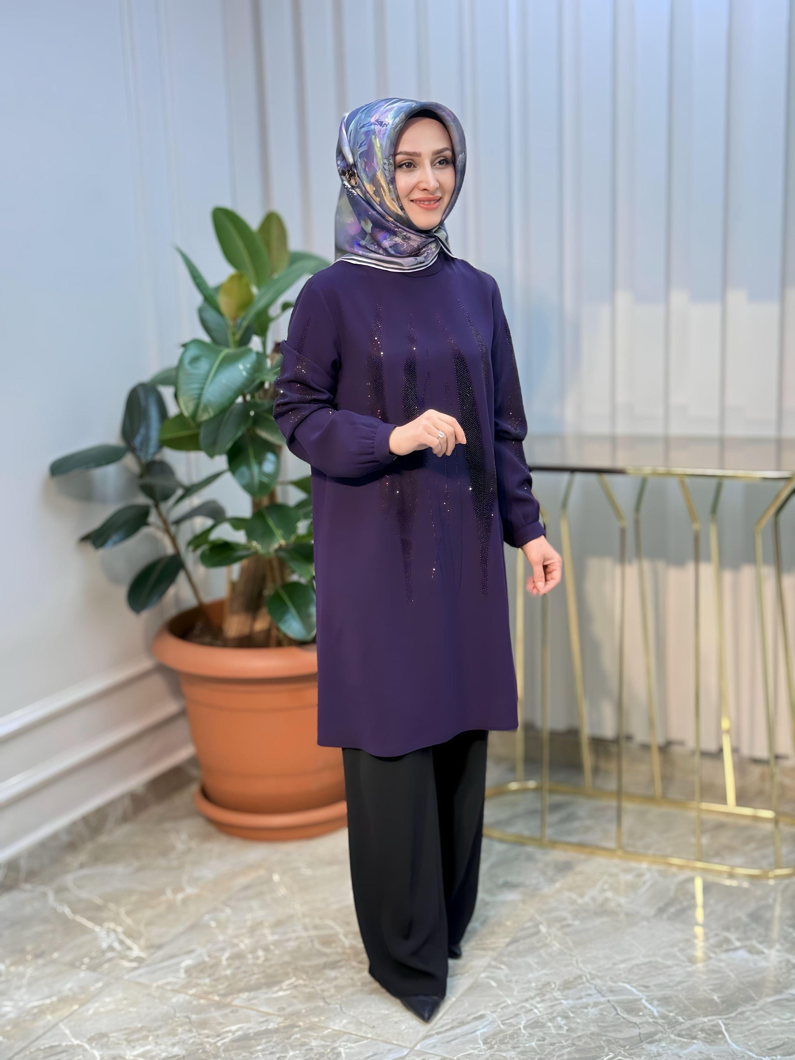 HAYA TAŞLI TUNİK - 1568