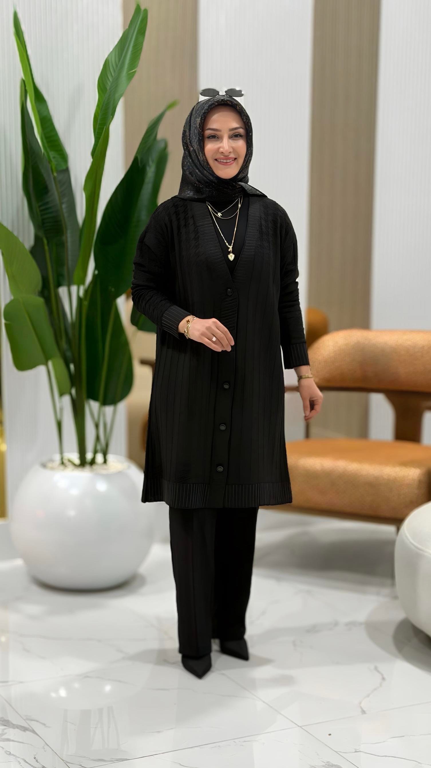 KADO SİMLİ HIRKA SİYAH - 2725094