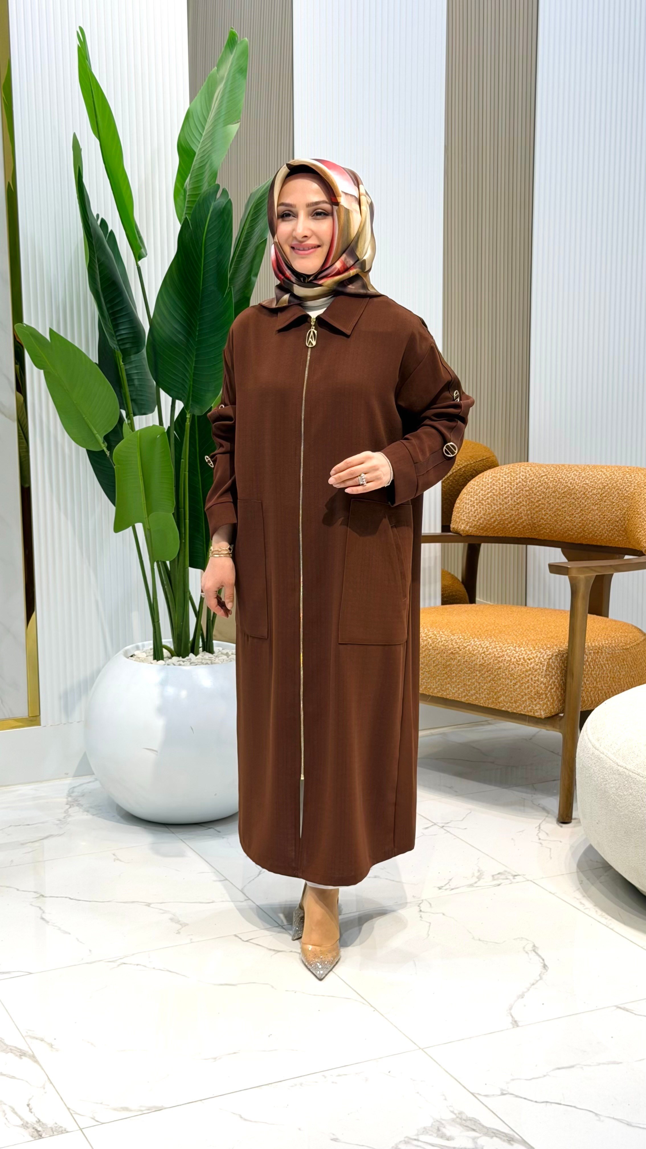 KOLLARI ŞERİT DETAYLI BOYDAN FERMUARLI ALLERLİ GİY-ÇIK TABA -26YT516