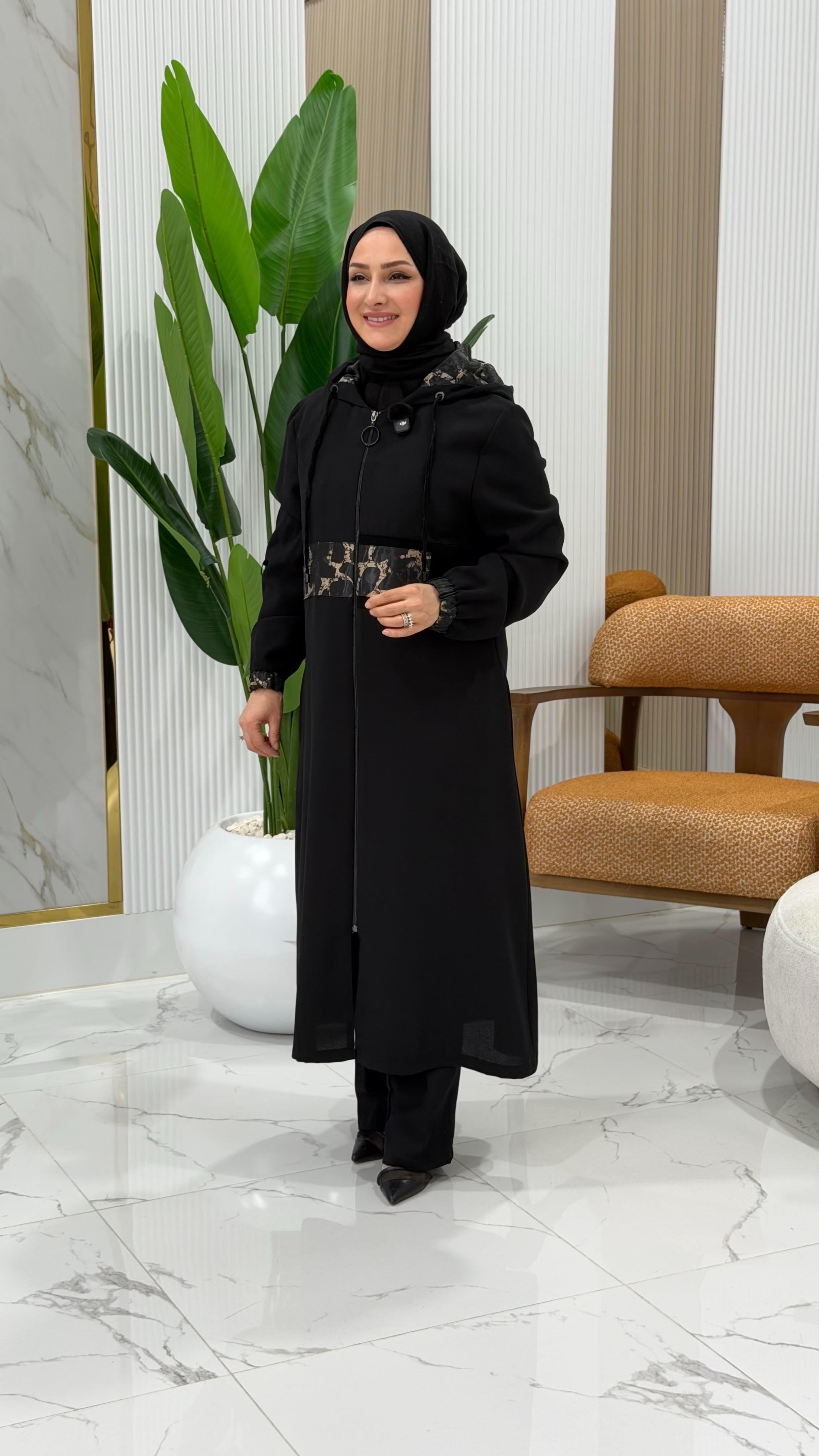 MELİH KAPÜŞONLU BASKILI GİYÇIK- 4044
