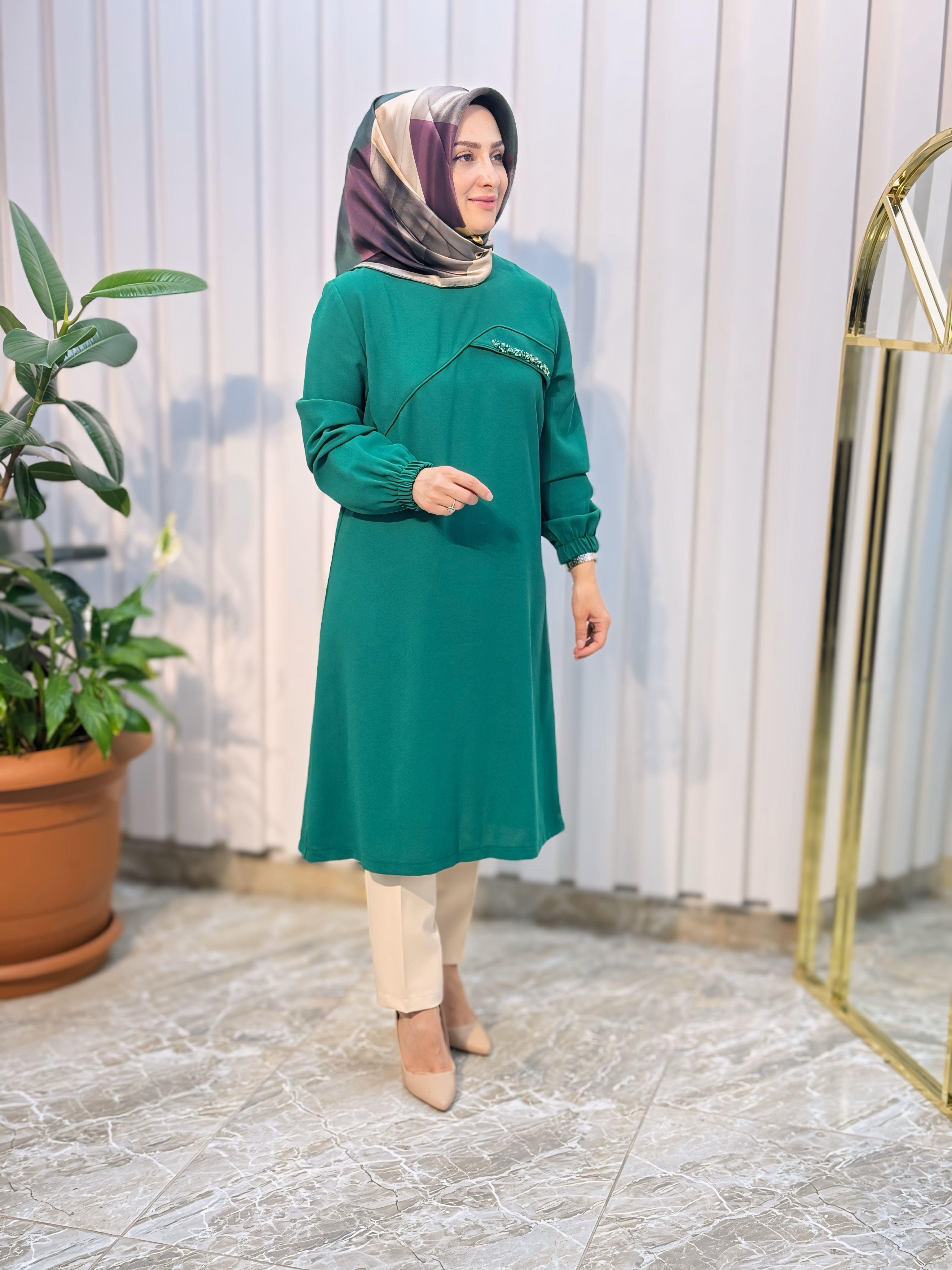 MELİH ÖNÜ İŞLEMELİ TUNİK 4183