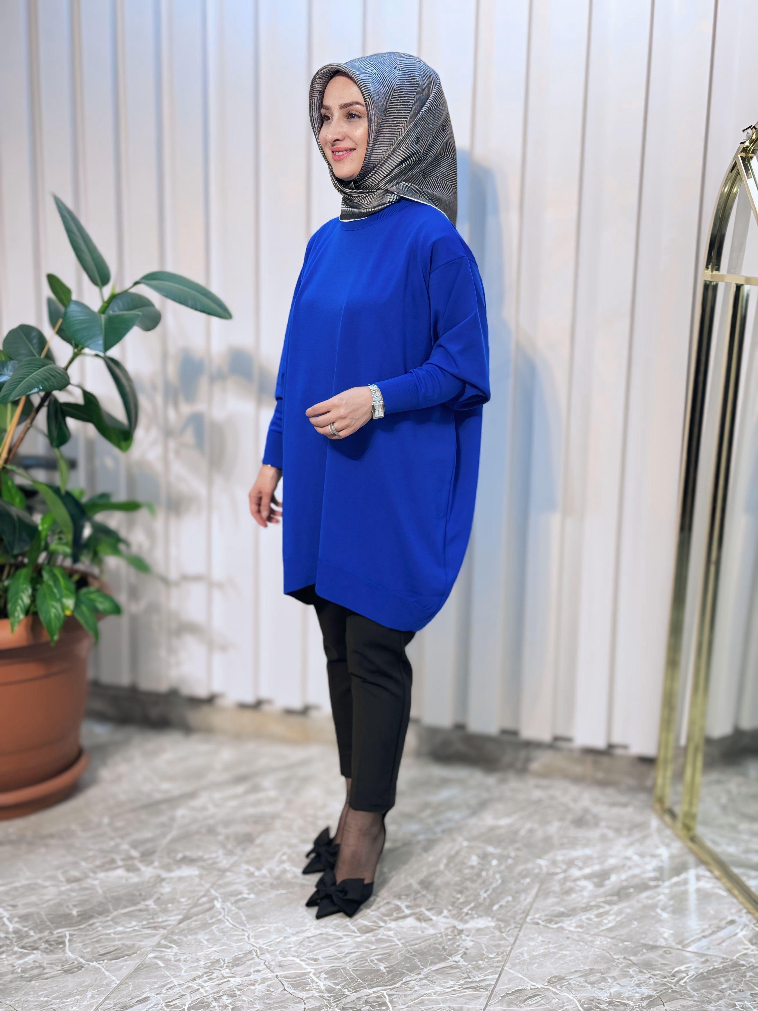 MERSERİZE DÜZ TUNİK -9176