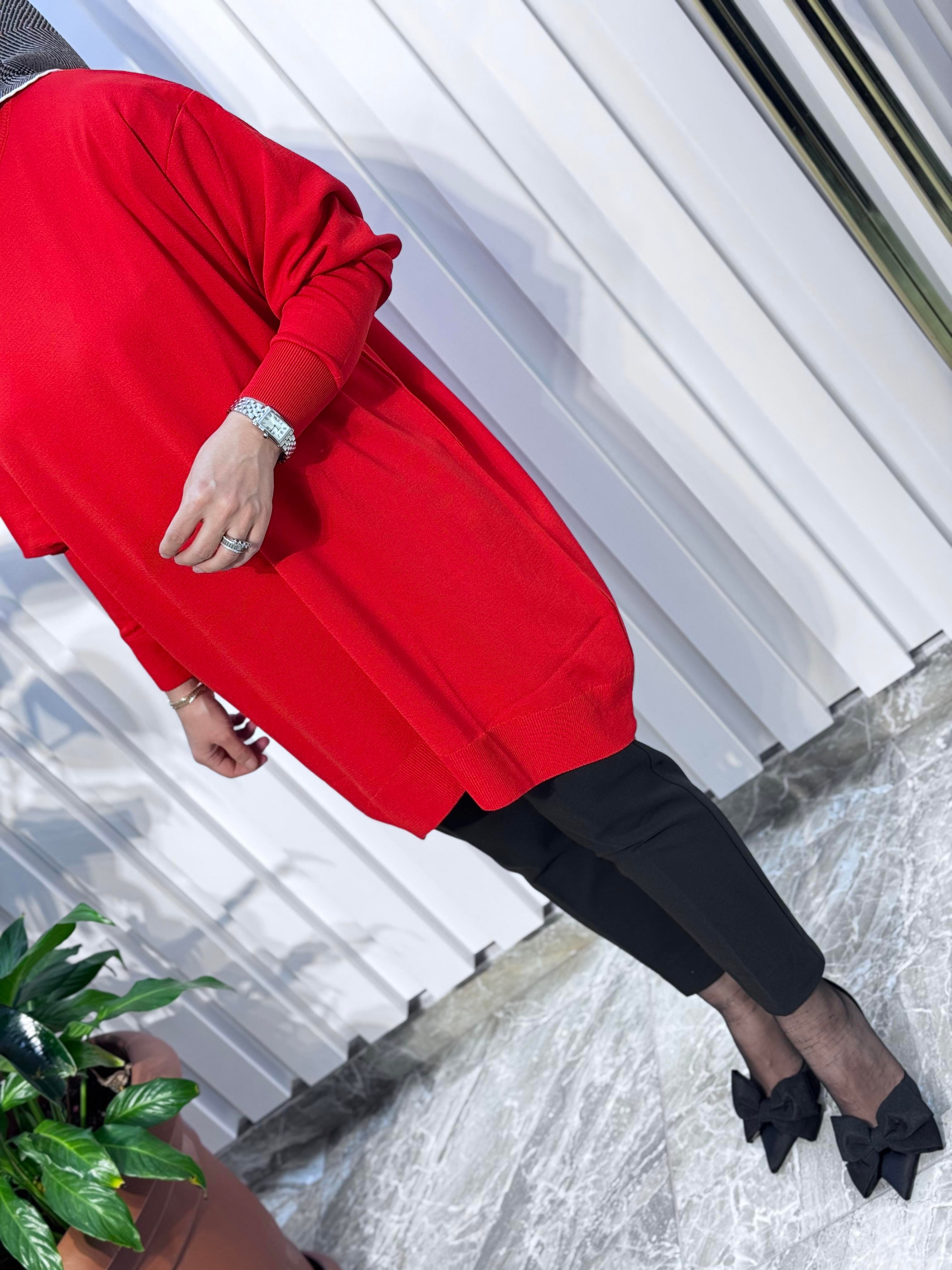 MERSERİZE DÜZ TUNİK -9176