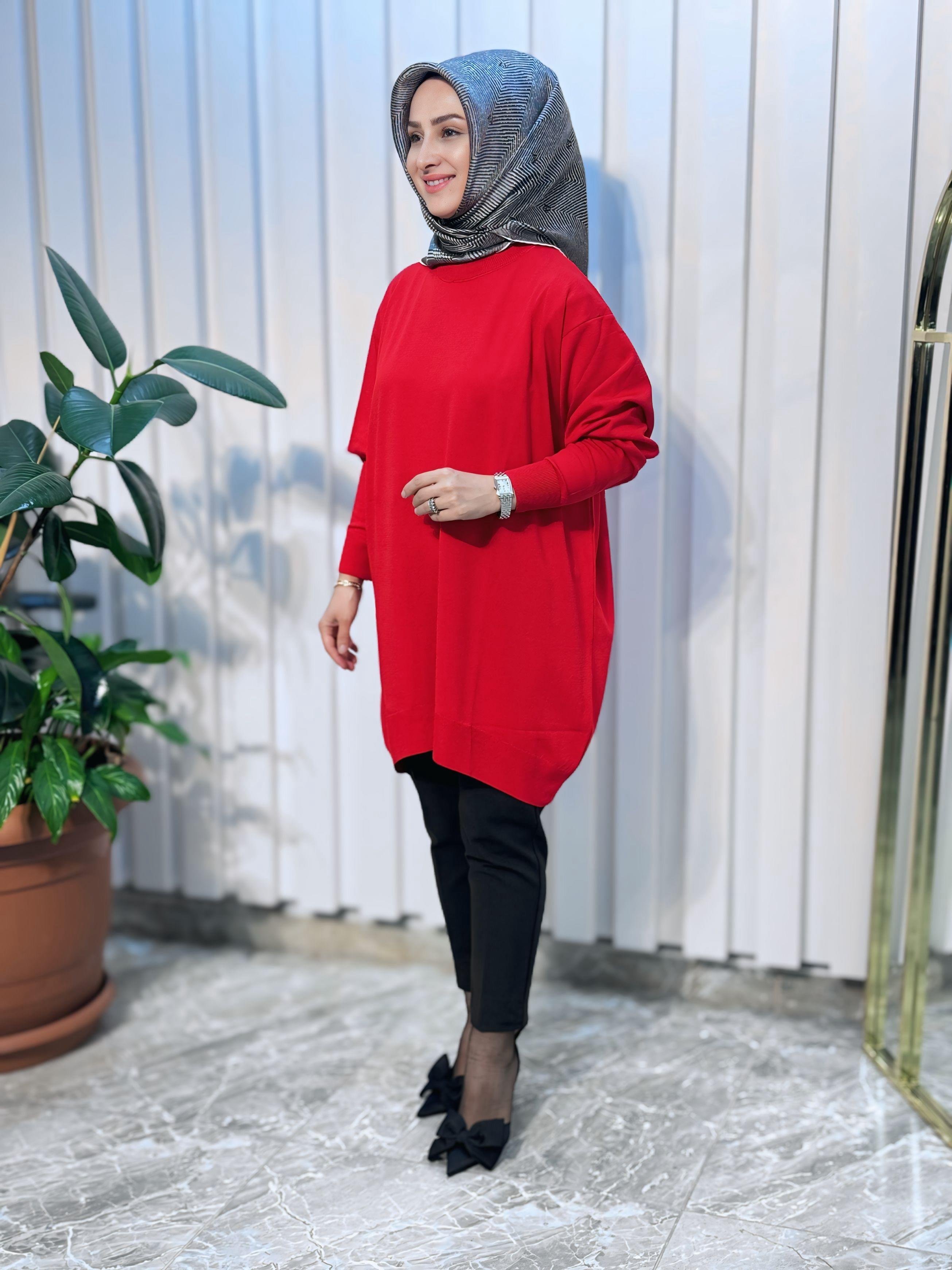MERSERİZE DÜZ TUNİK -9176