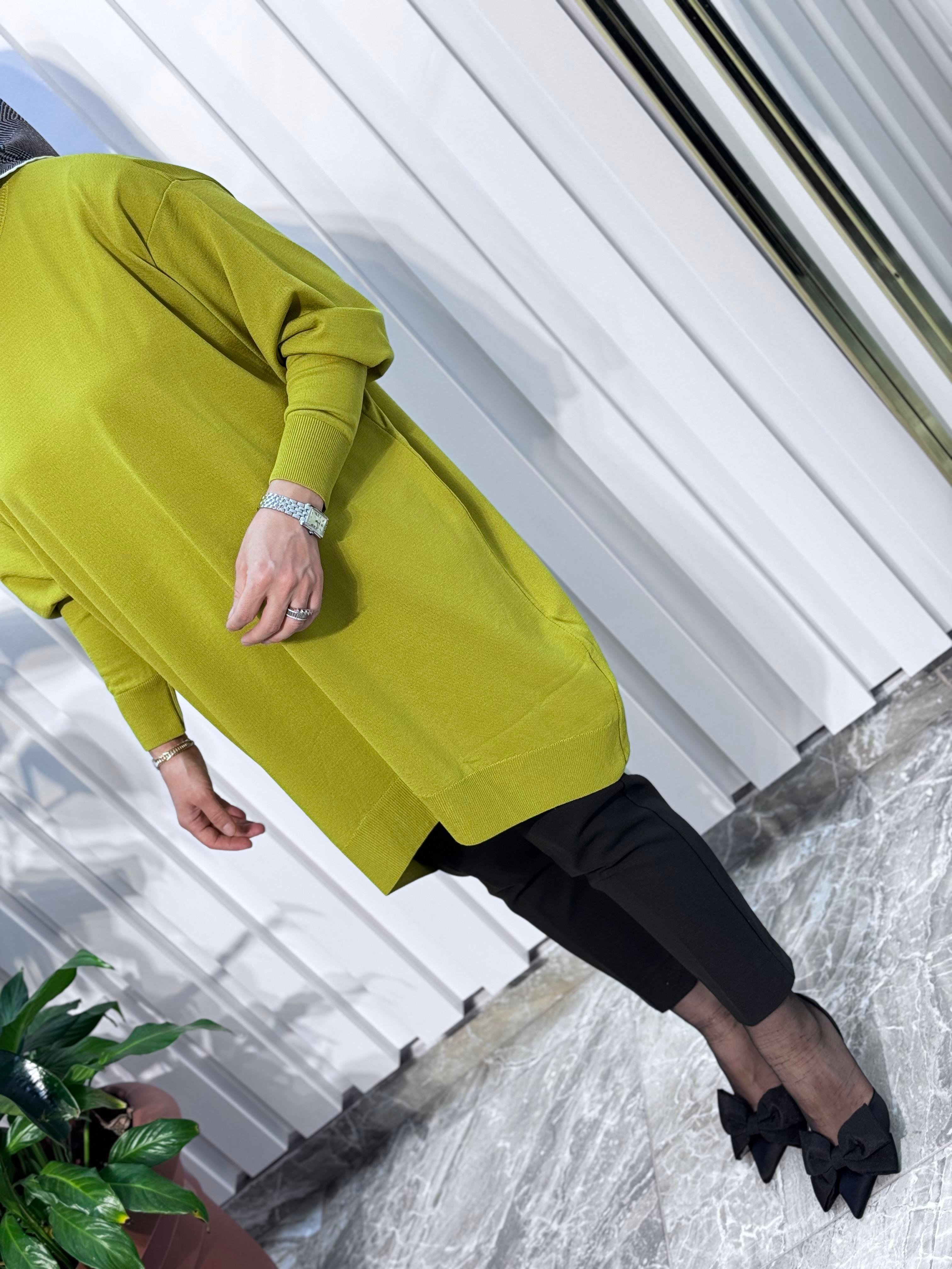MERSERİZE DÜZ TUNİK -9176