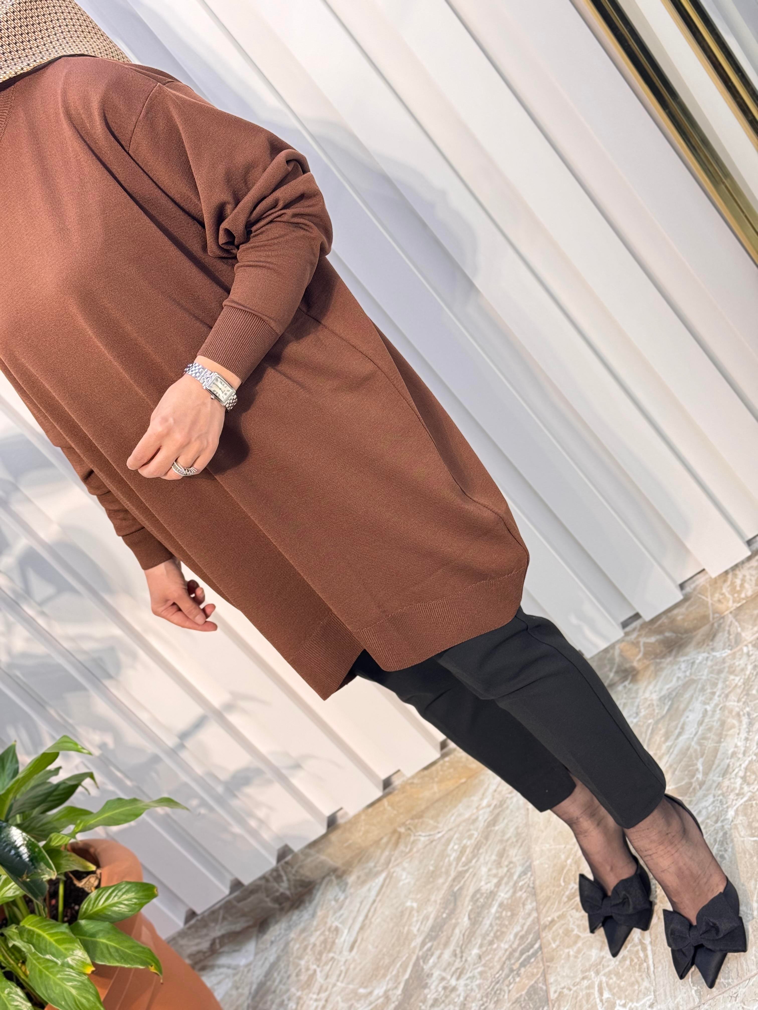 MERSERİZE DÜZ TUNİK -9176