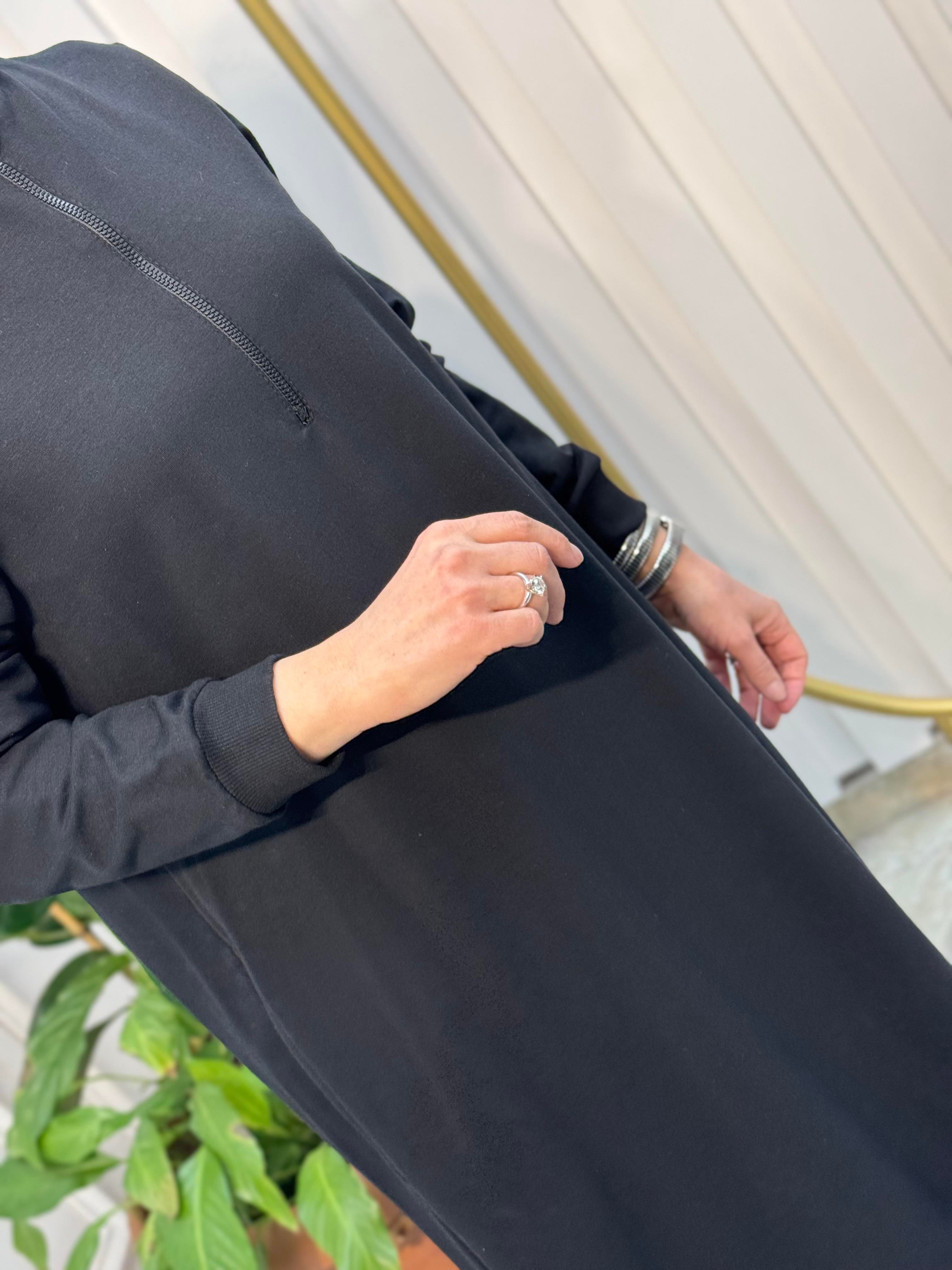 ÖNÜ YARIM FERMUARLI KADO ELBİSE - 7639