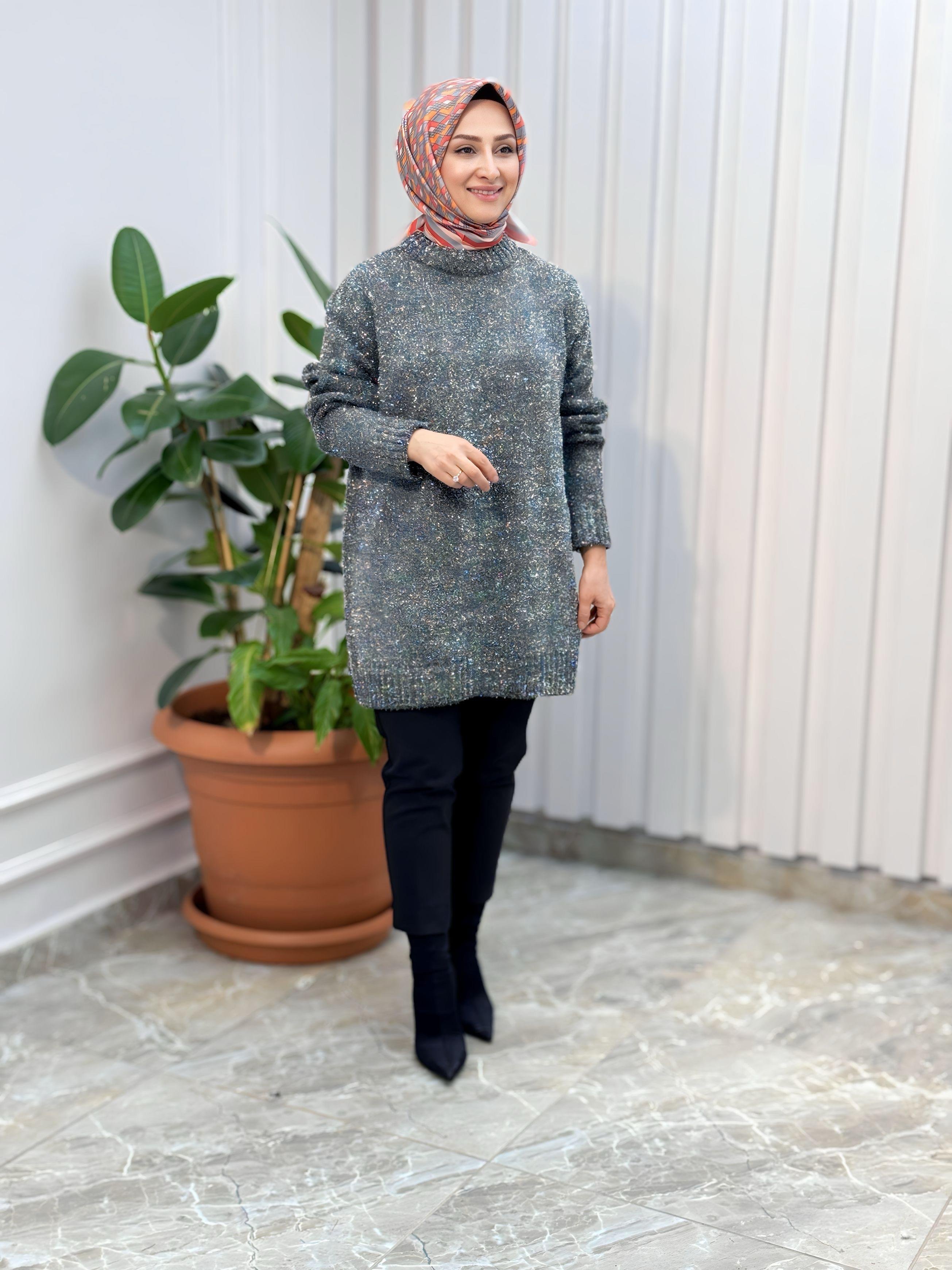 SİMLİ TRİKO TUNİK-51114