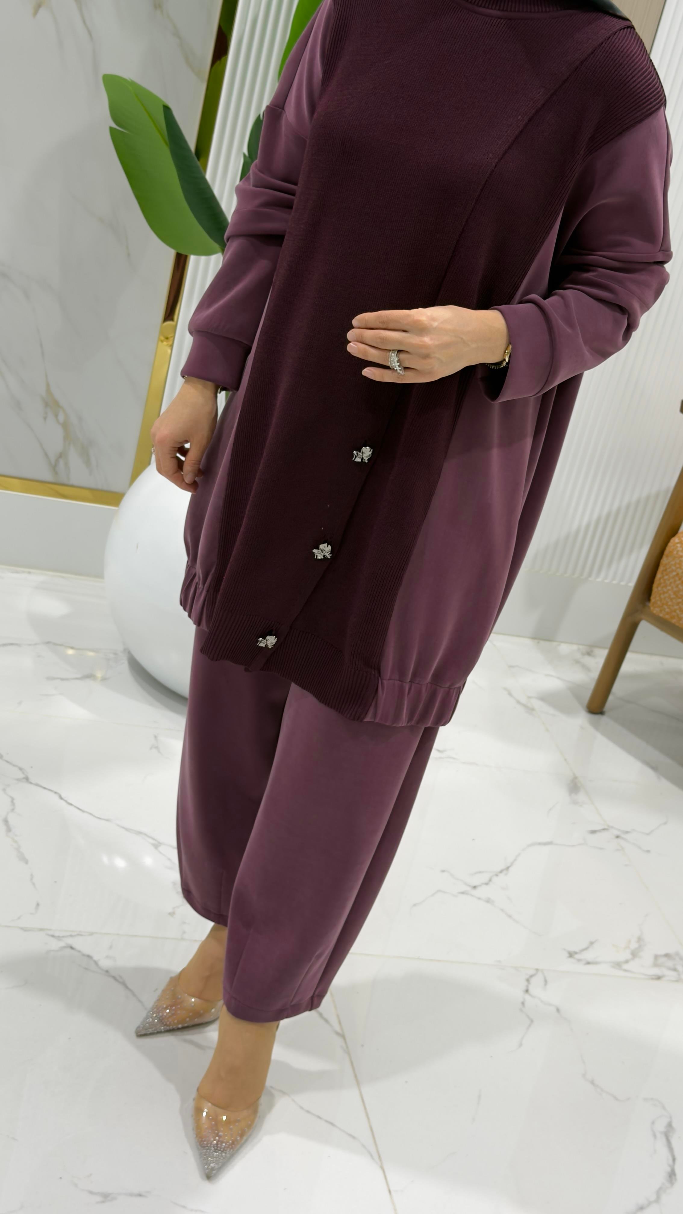 TIĞ TRİKO OYSHO TRİKO KOMBİNLİ PANTOLONLU TAKIM -5041 