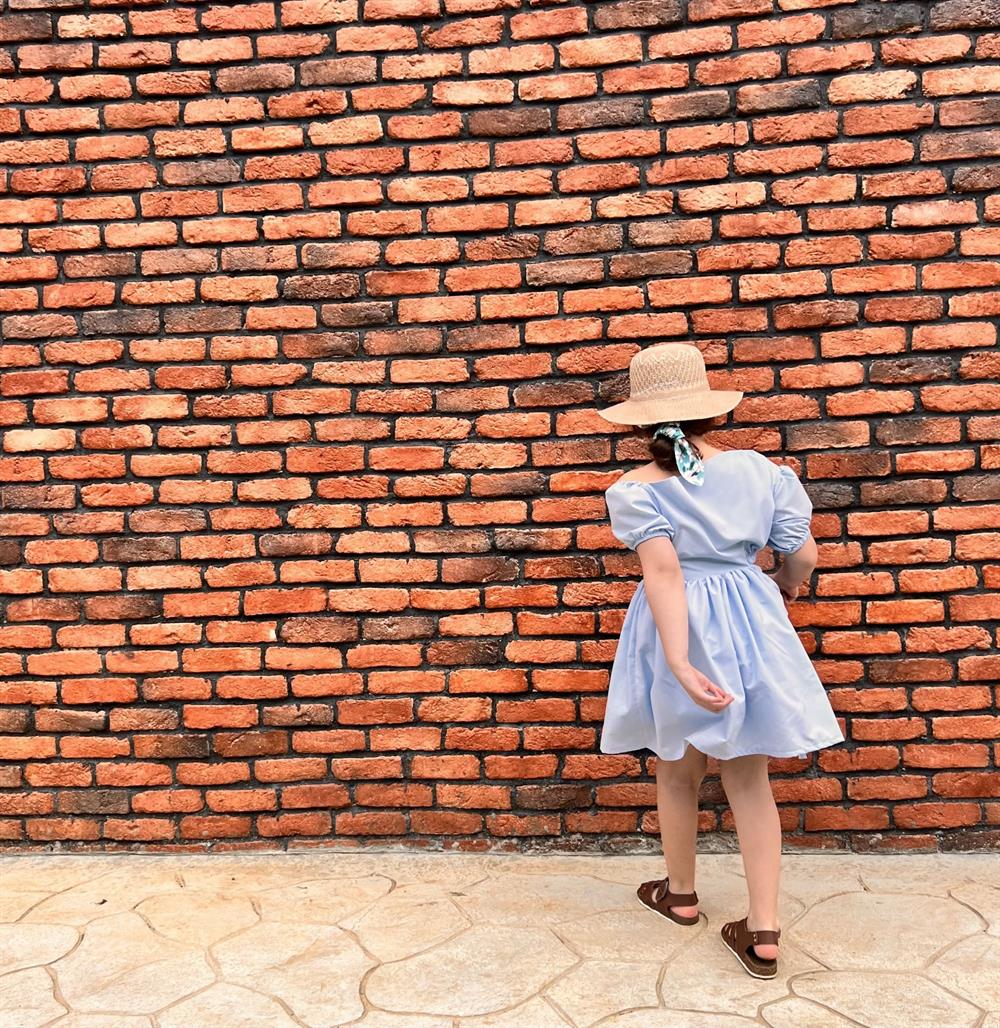 Cut Out Poplin Elbise