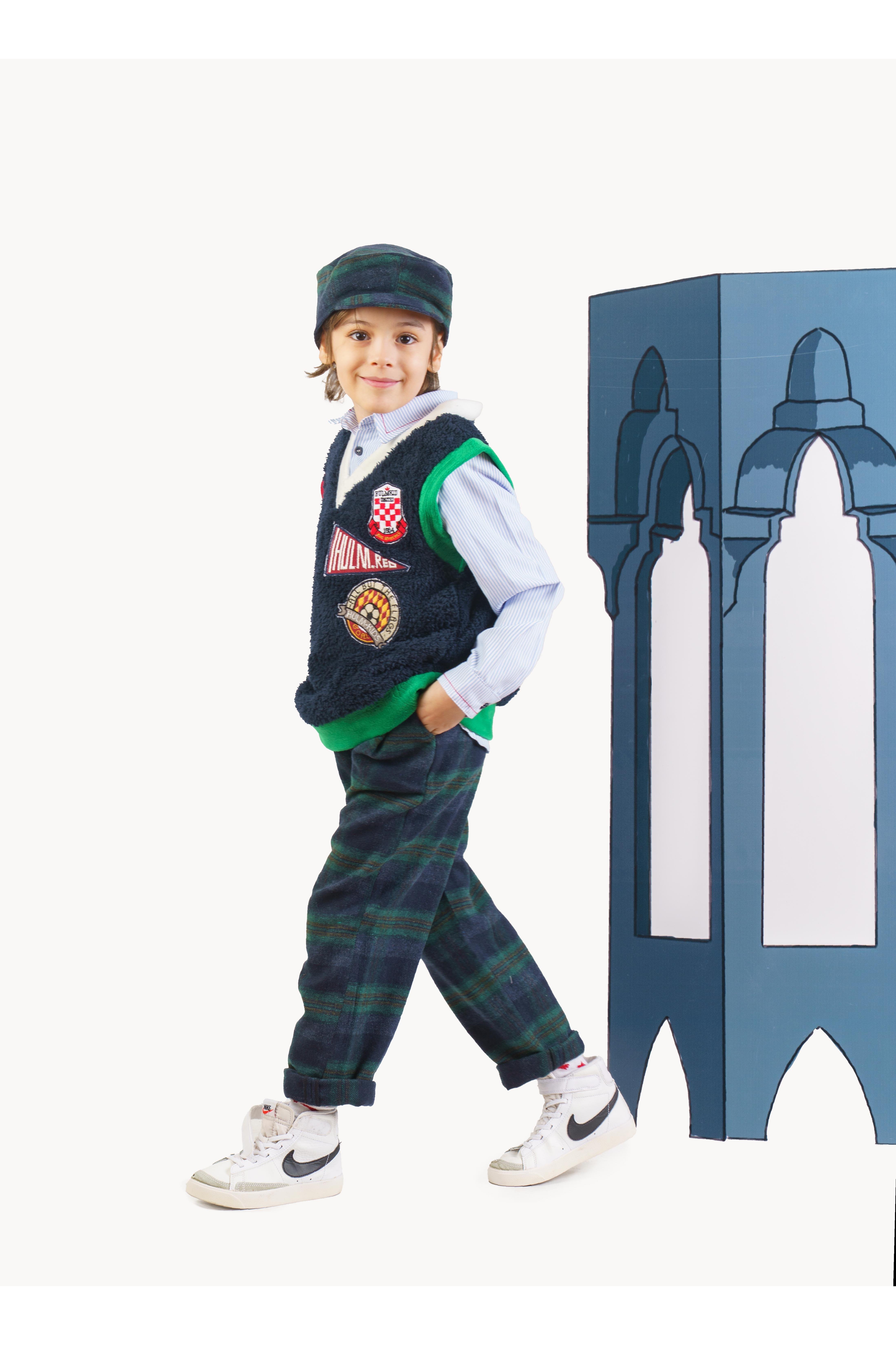 Kaşe Ekose Pantolon