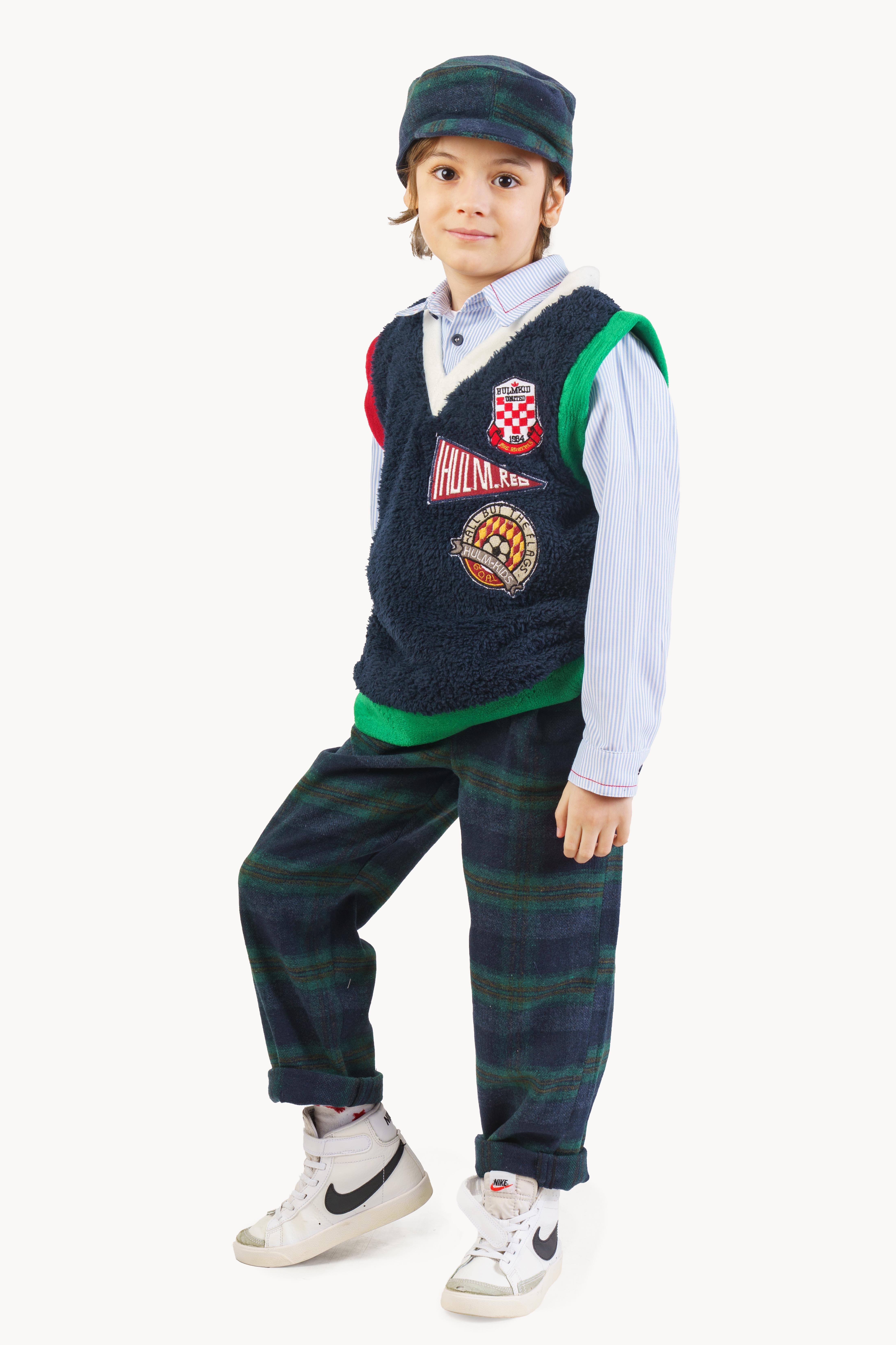 Kaşe Ekose Pantolon
