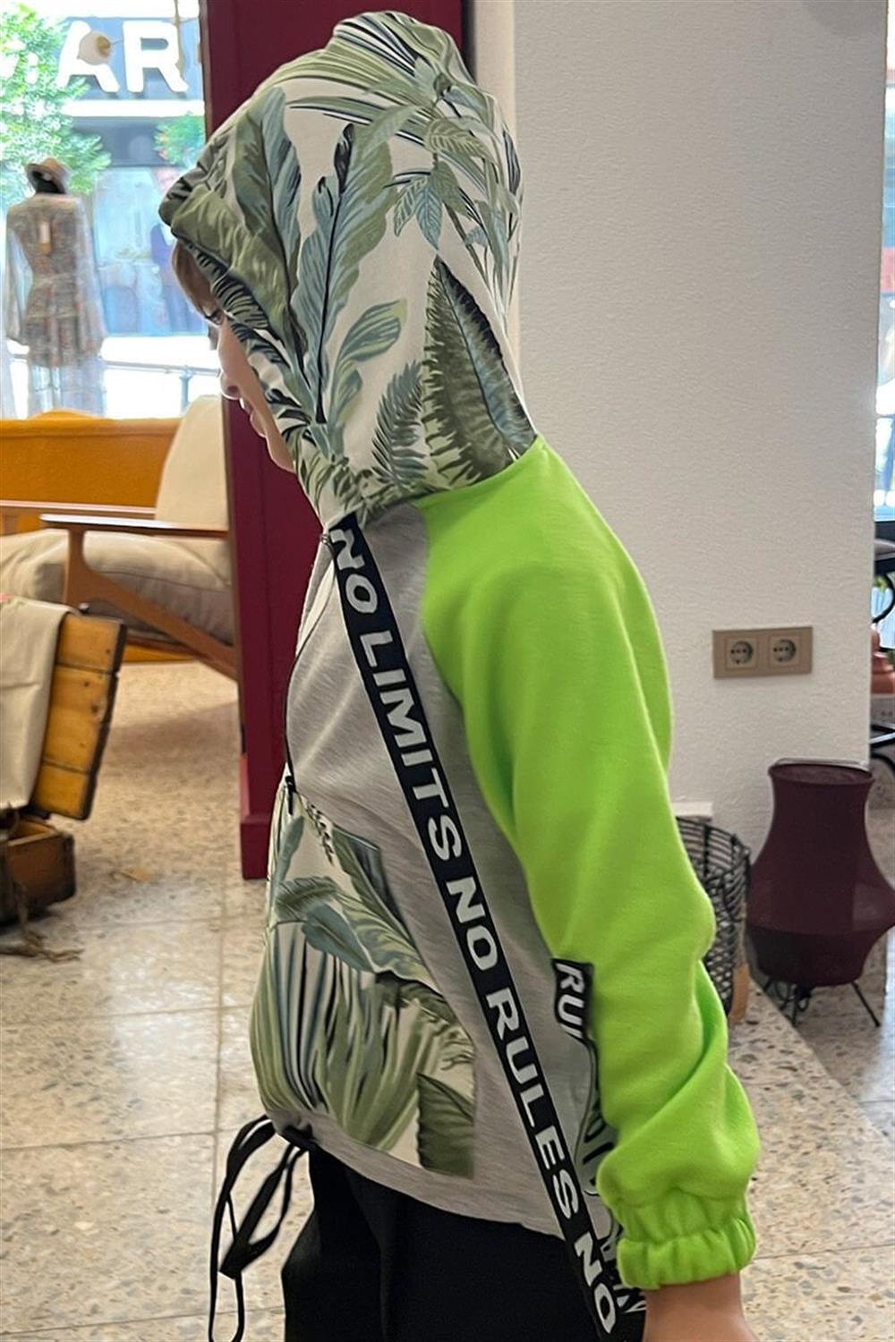 Neon Garnini Çocuk Sweat
